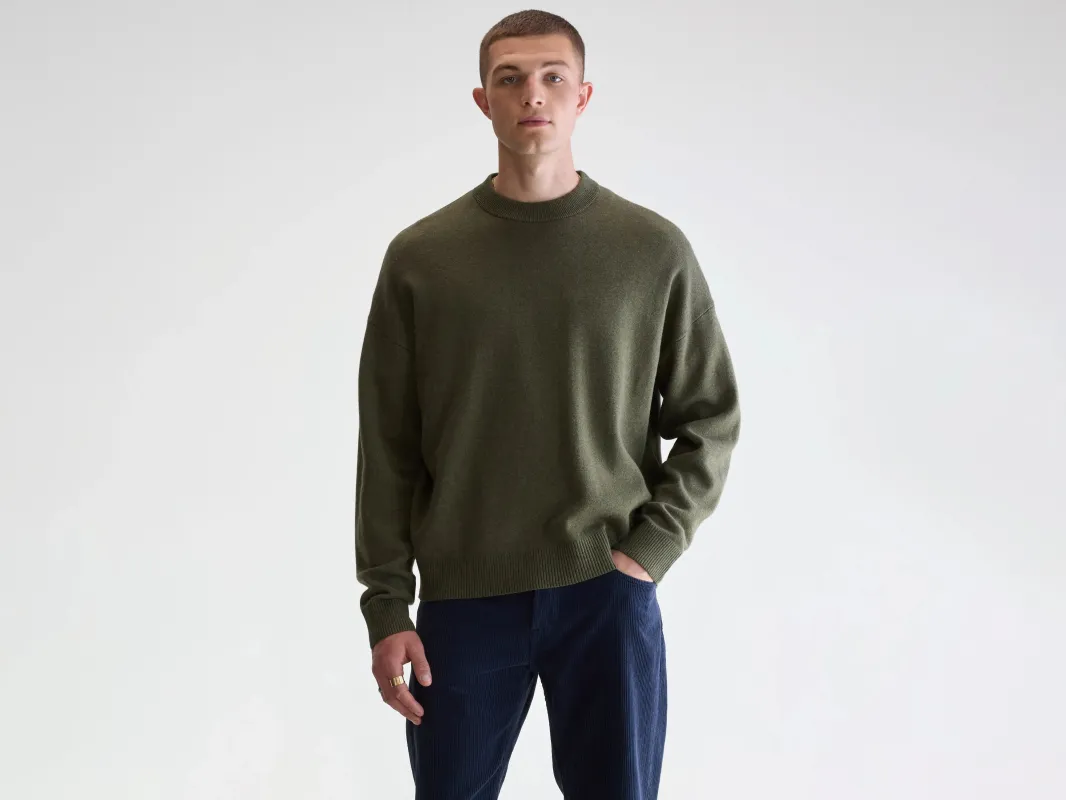 Geolem crewneck sweater (252 / M / JEEP) sold by Bellerose