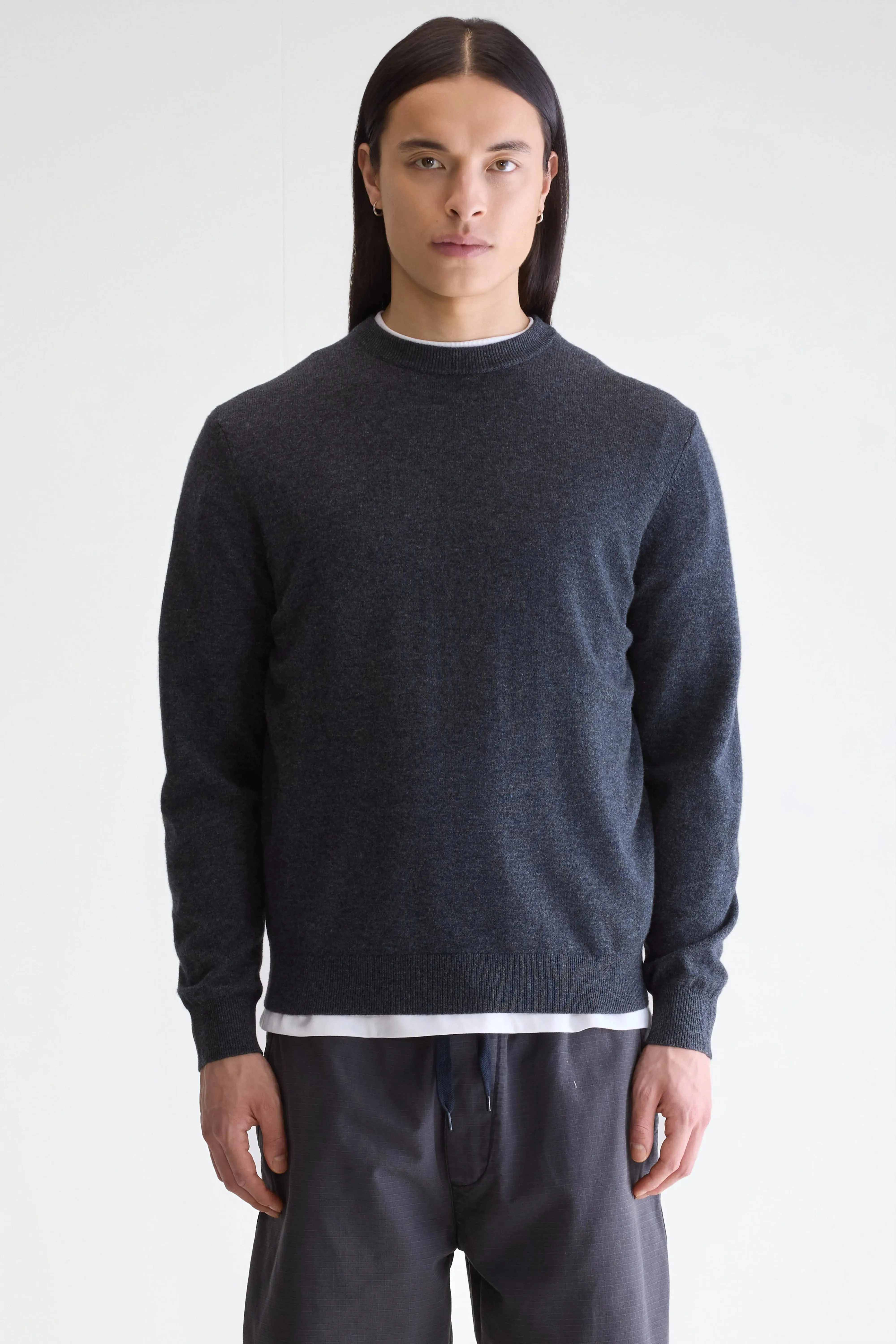 Sonoo classic crewneck sweater (252 / M / CHARCOAL) sold by Bellerose product image thumbnail 2