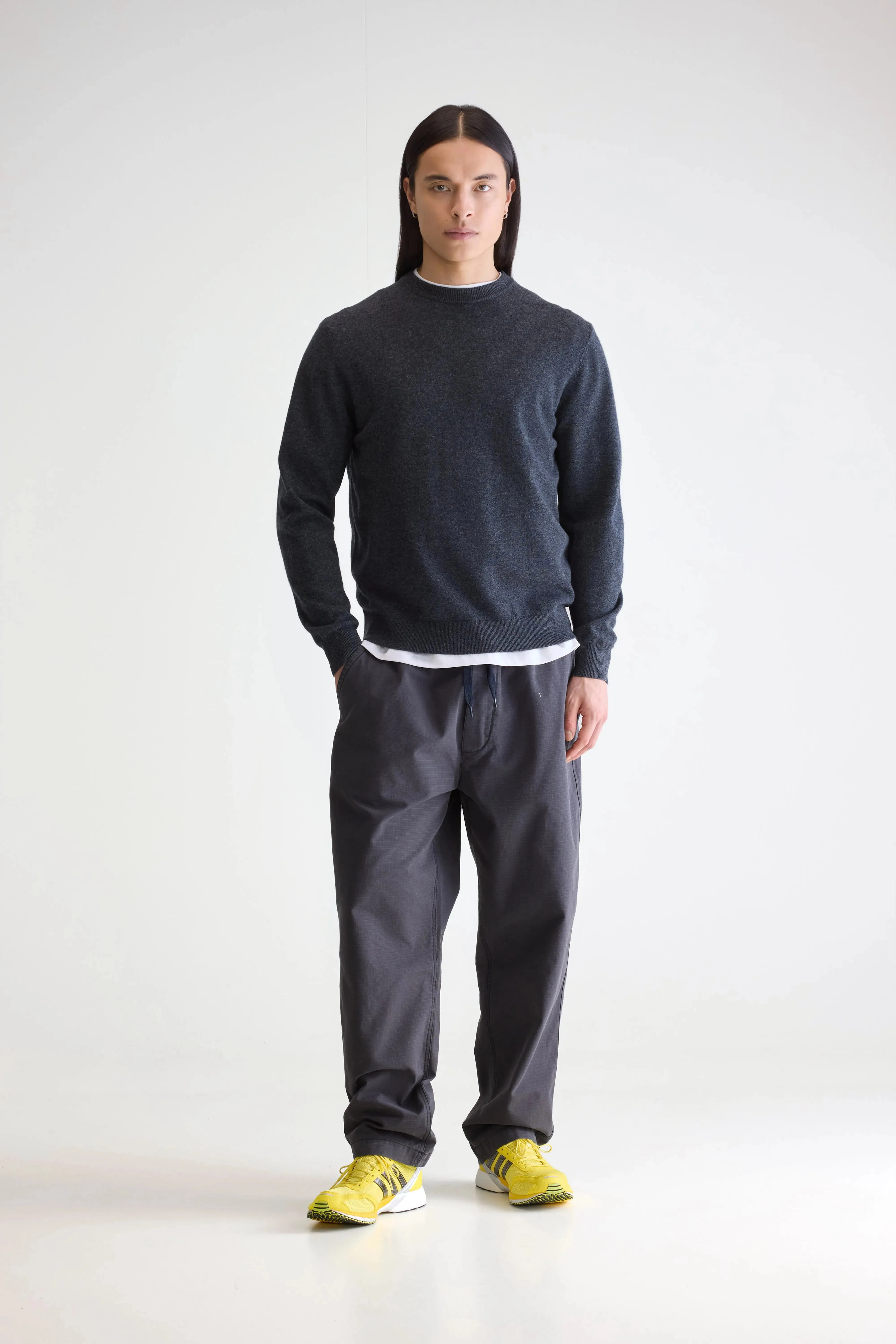 Sonoo classic crewneck sweater (252 / M / CHARCOAL) sold by Bellerose product image thumbnail 3