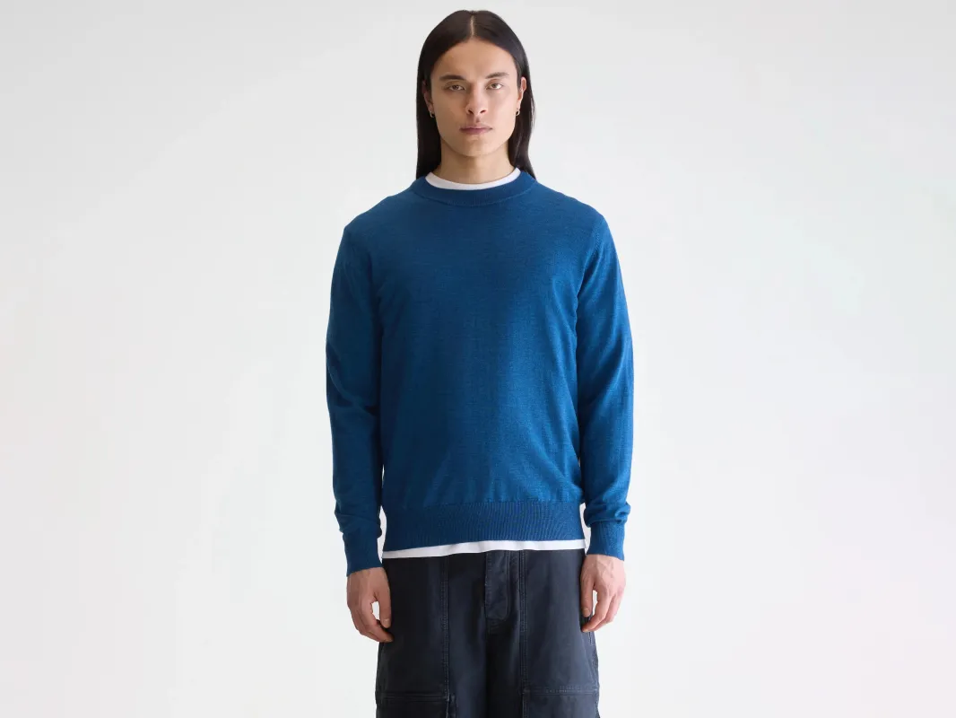 Dilliv crewneck sweater (252 / M / MORAINE) sold by Bellerose