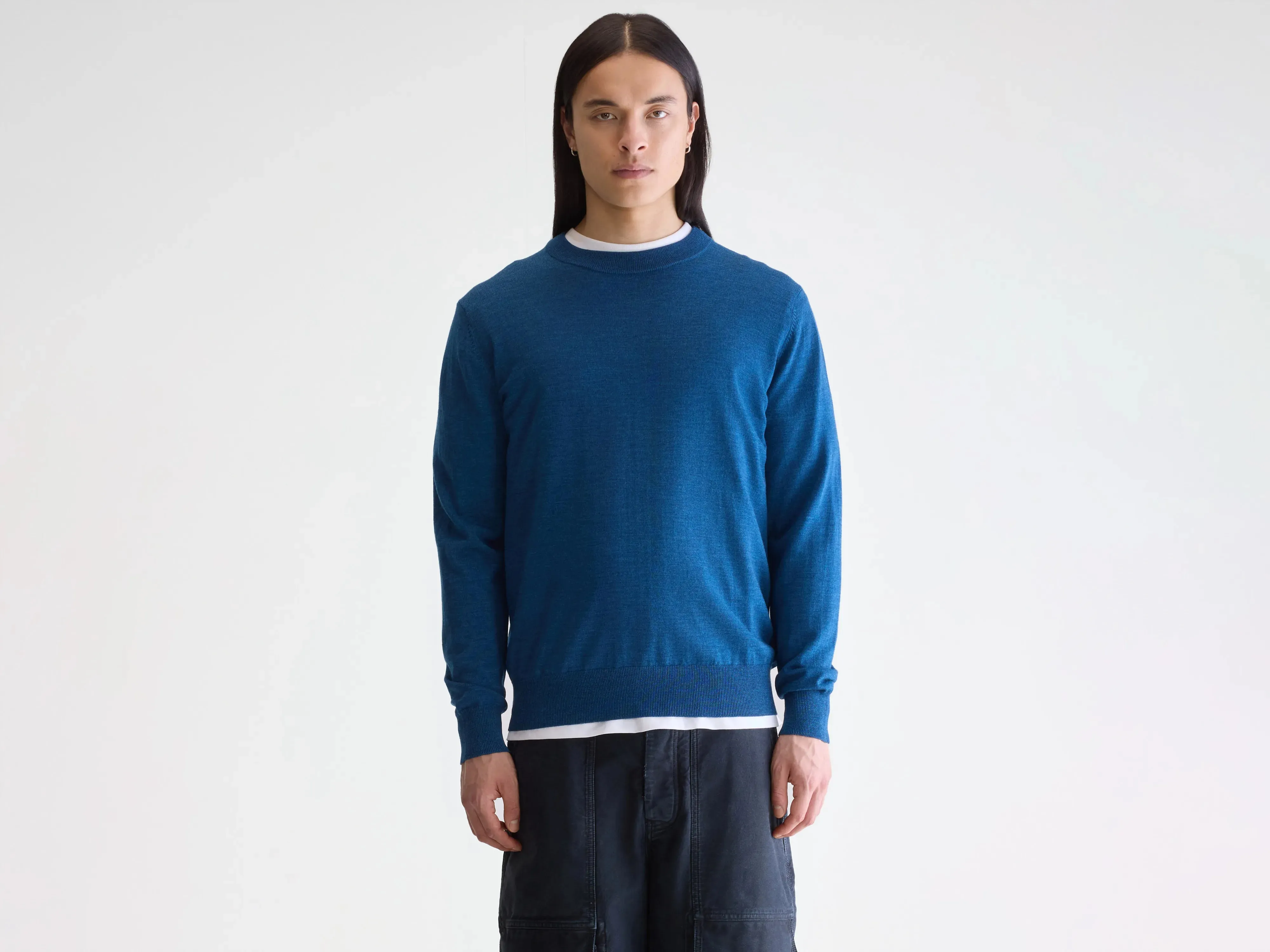 Dilliv crewneck sweater (252 / M / MORAINE) sold by Bellerose