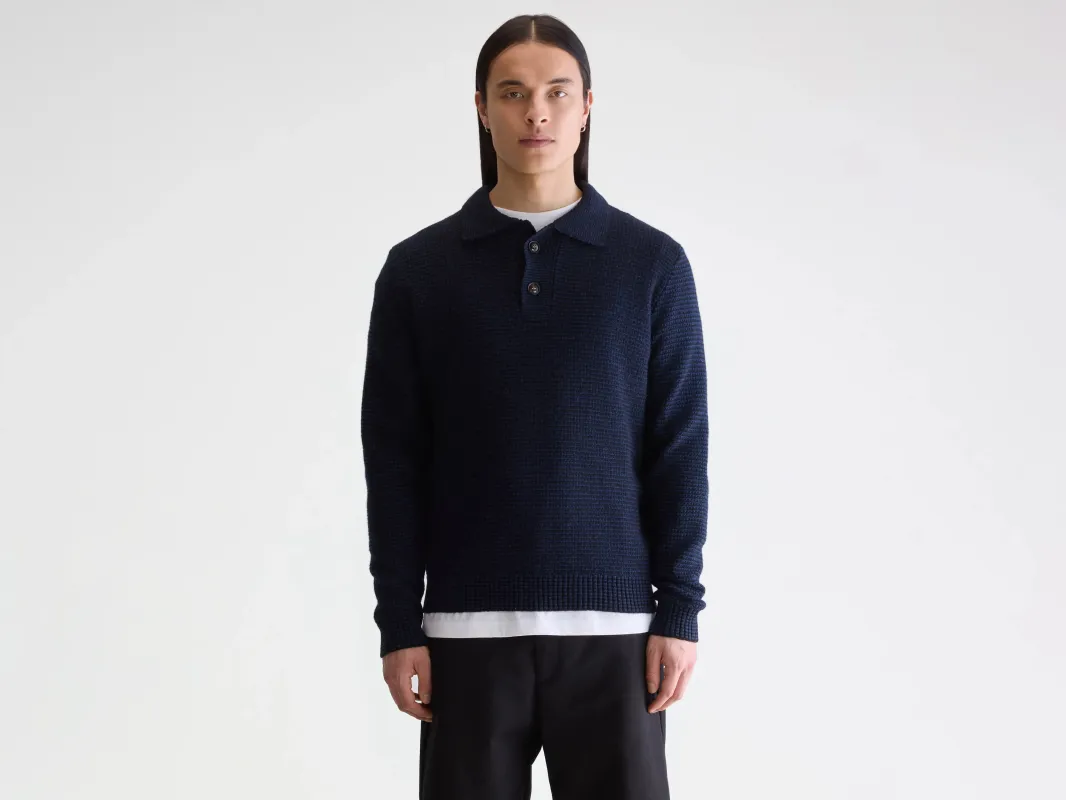 Allui polo neck sweater (252 / M / COMBO A) sold by Bellerose