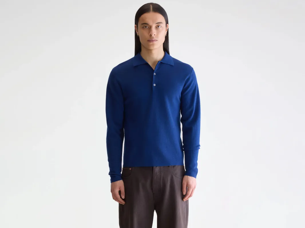 Dynay slim polo sweater (252 / M / WORKER) sold by Bellerose