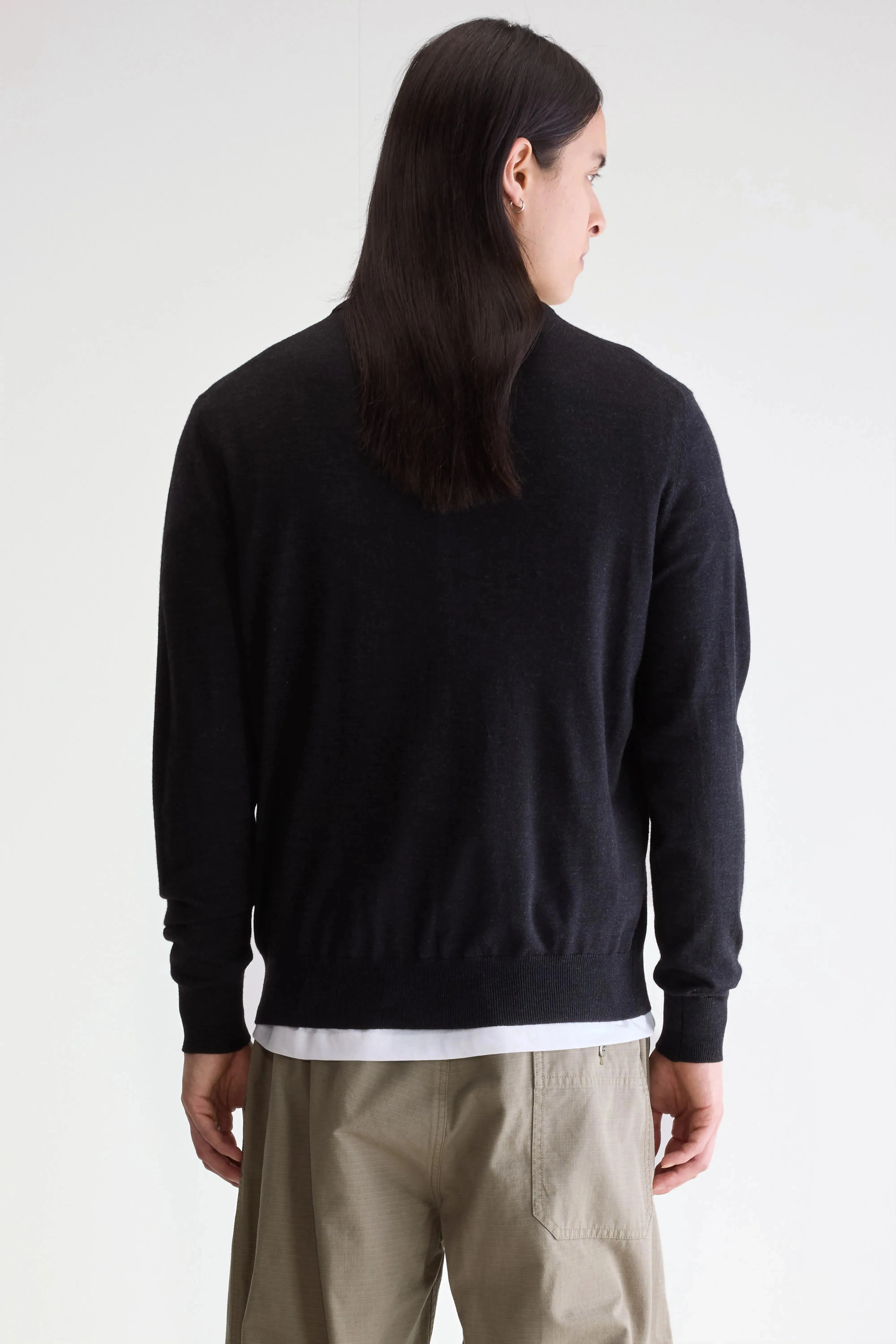 Dilliv crewneck sweater (252 / M / CHARCOAL) sold by Bellerose product image thumbnail 4