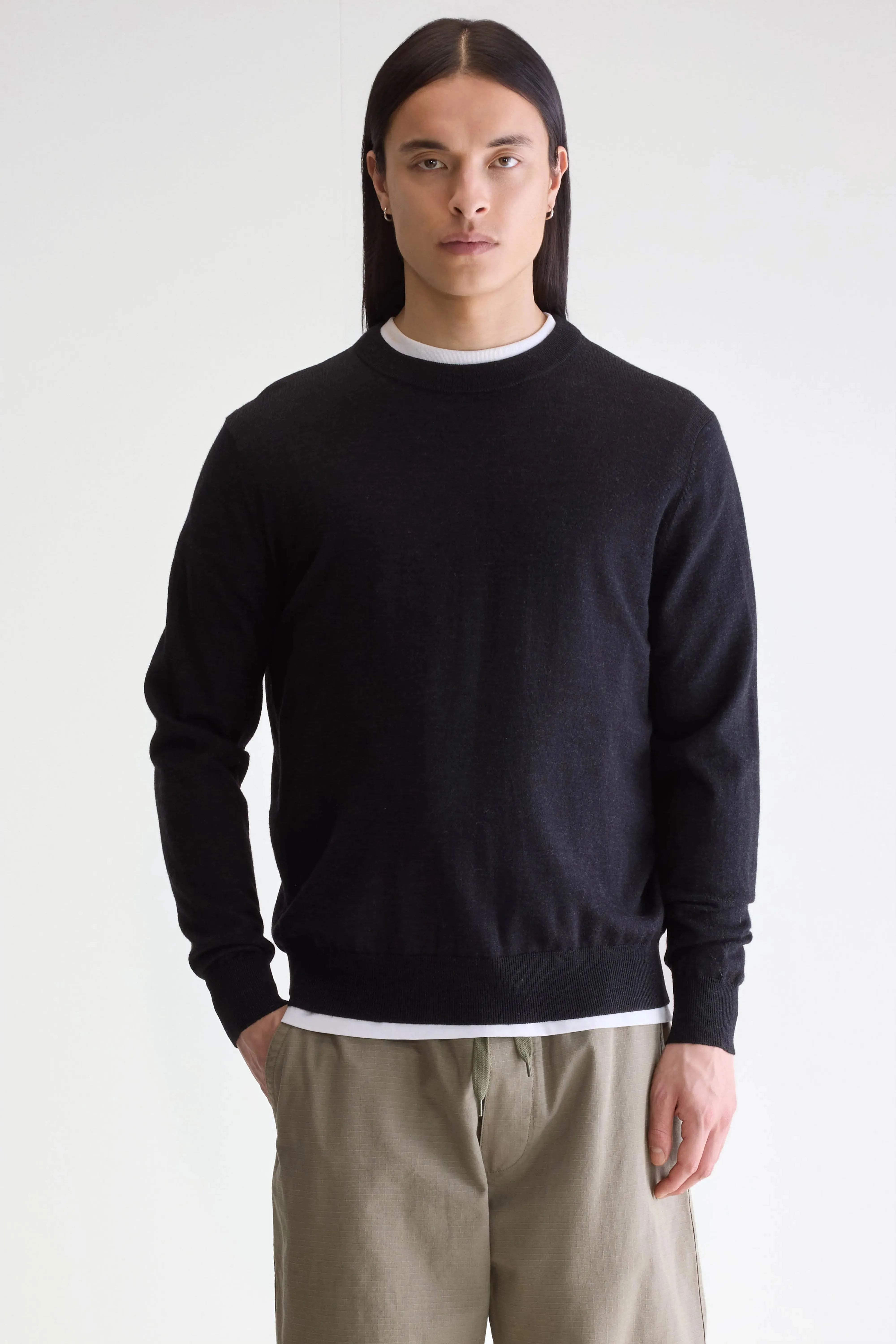 Dilliv crewneck sweater (252 / M / CHARCOAL) sold by Bellerose product image thumbnail 2