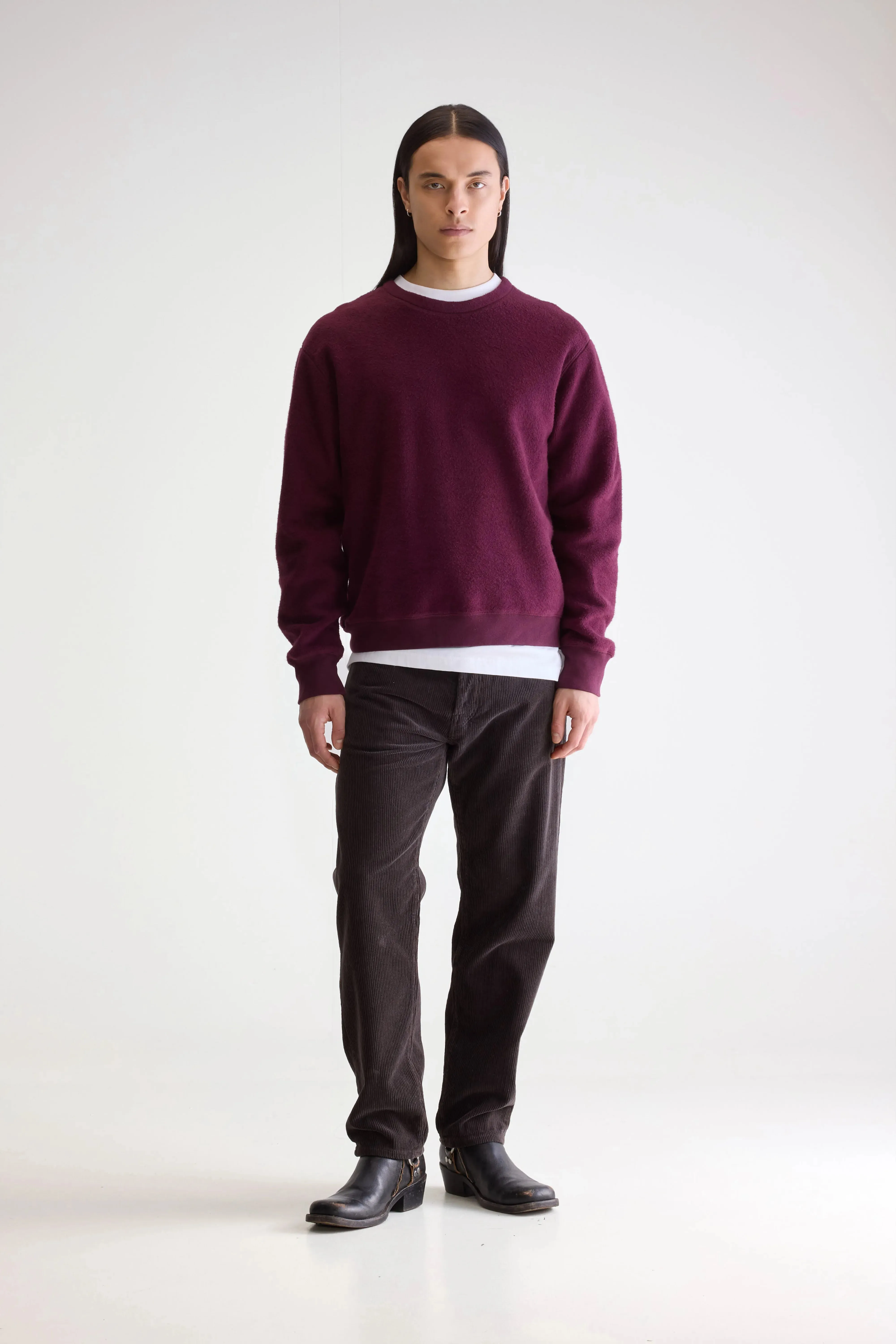 Matt crewneck sweatshirt (252 / M / WINE) sold by Bellerose product image thumbnail 3
