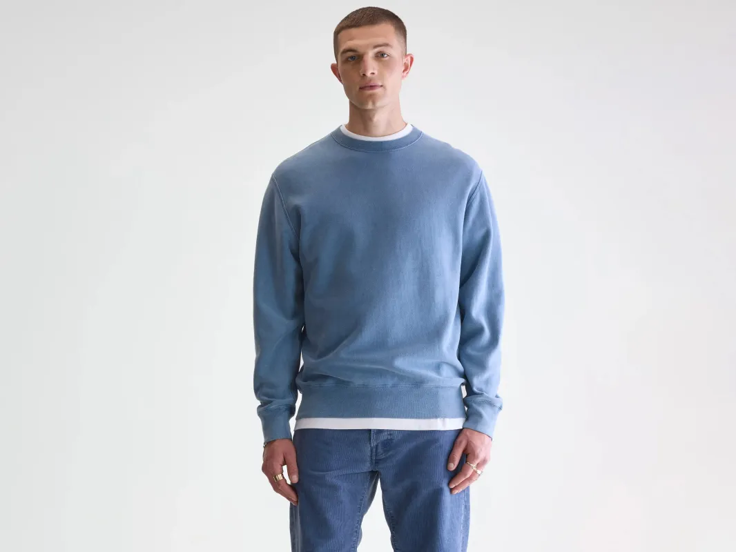 Flake crewneck sweatshirt (252 / M / MORAINE) sold by Bellerose