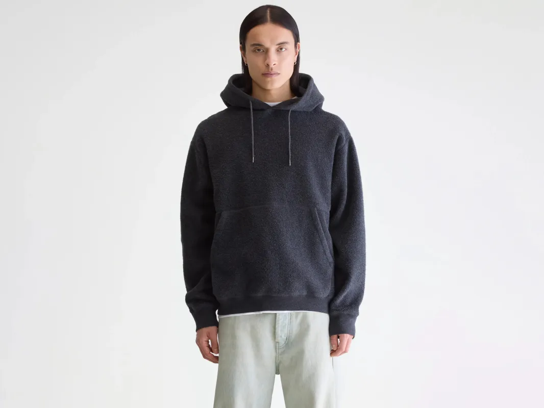 Mattis relaxed hoodie (252 / M / ANTHRACITE) sold by Bellerose