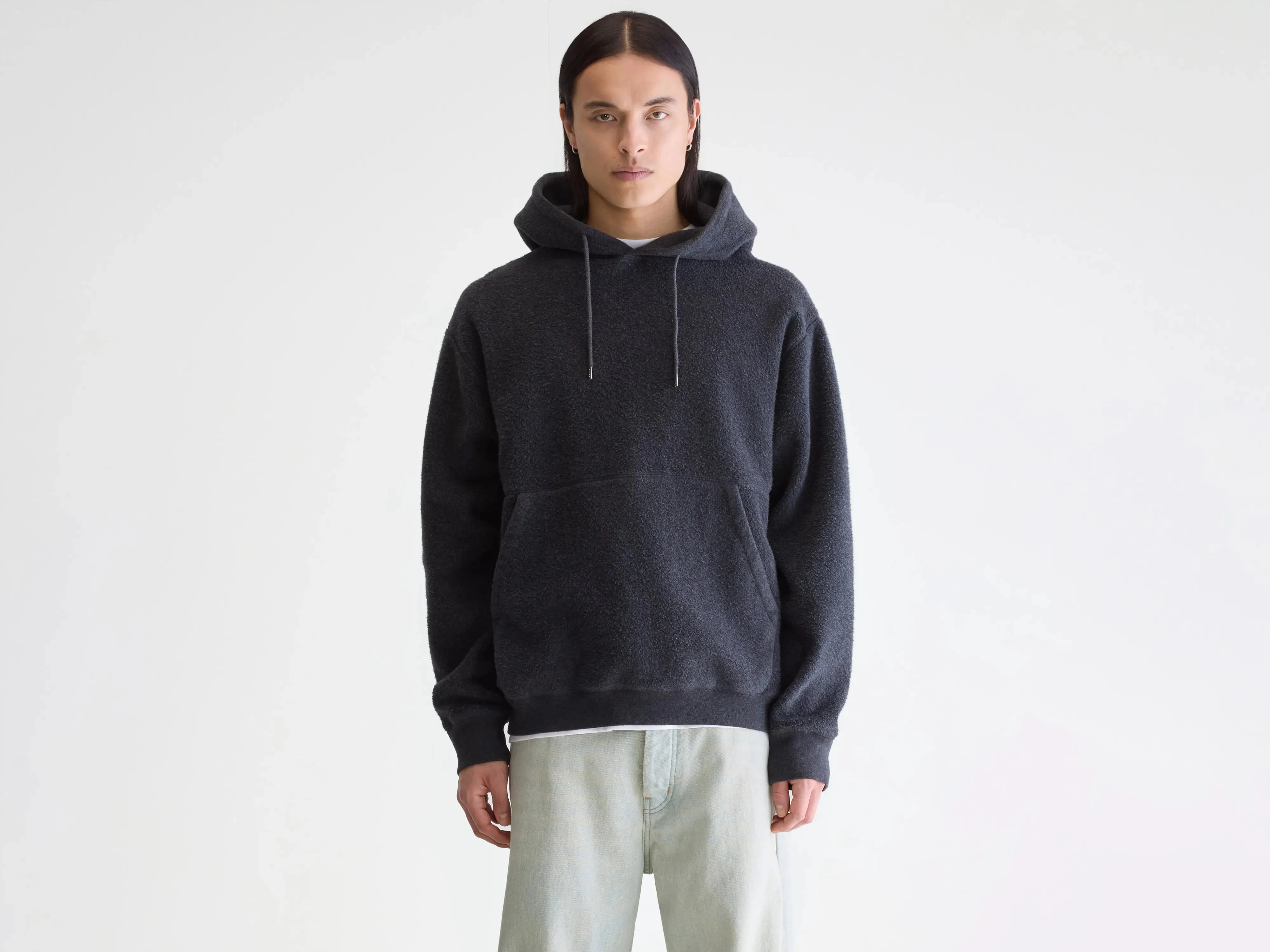 Mattis relaxed hoodie (252 / M / ANTHRACITE) sold by Bellerose