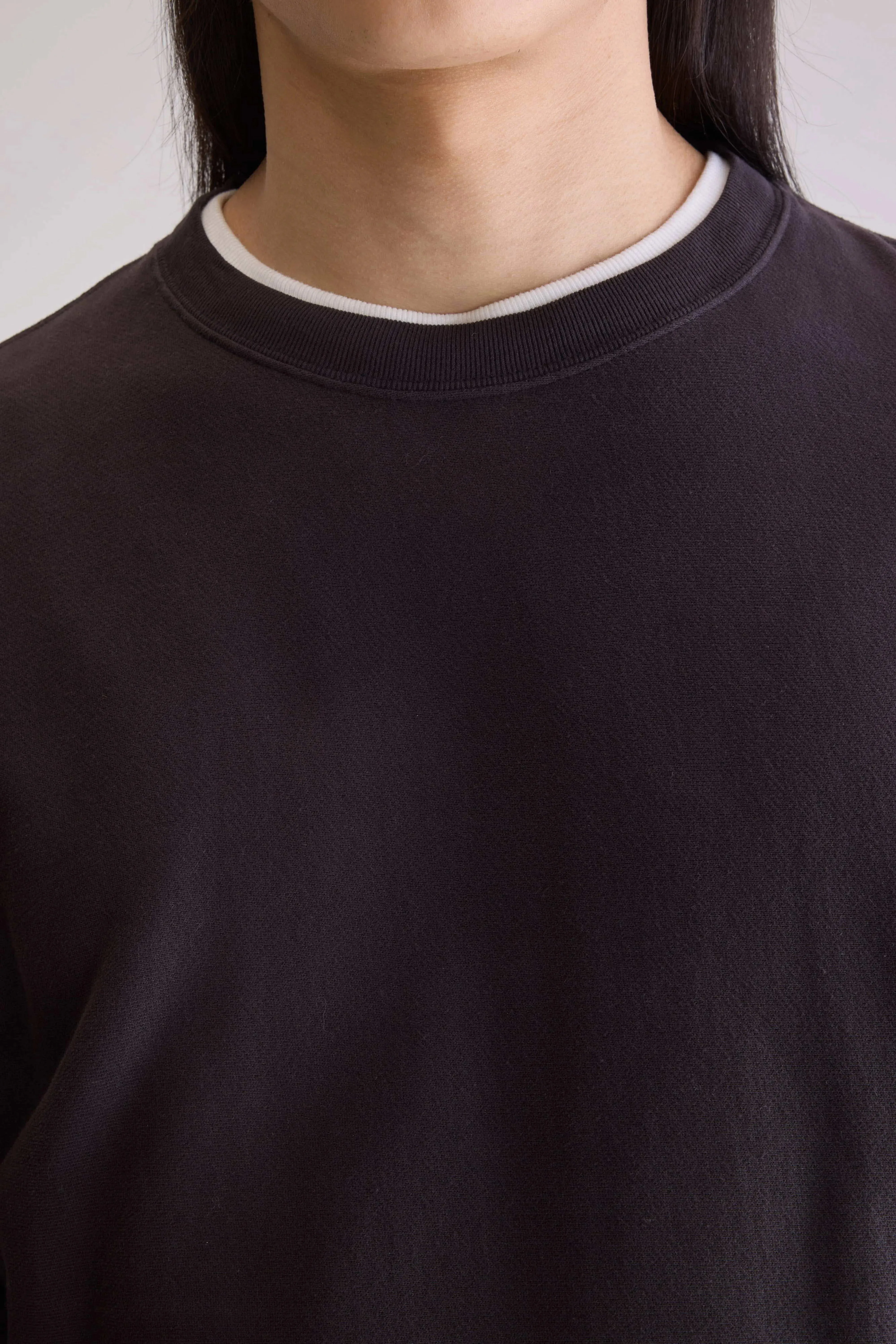 Flake crewneck sweatshirt (252 / M / DARK PURPLE) sold by Bellerose product image thumbnail 5