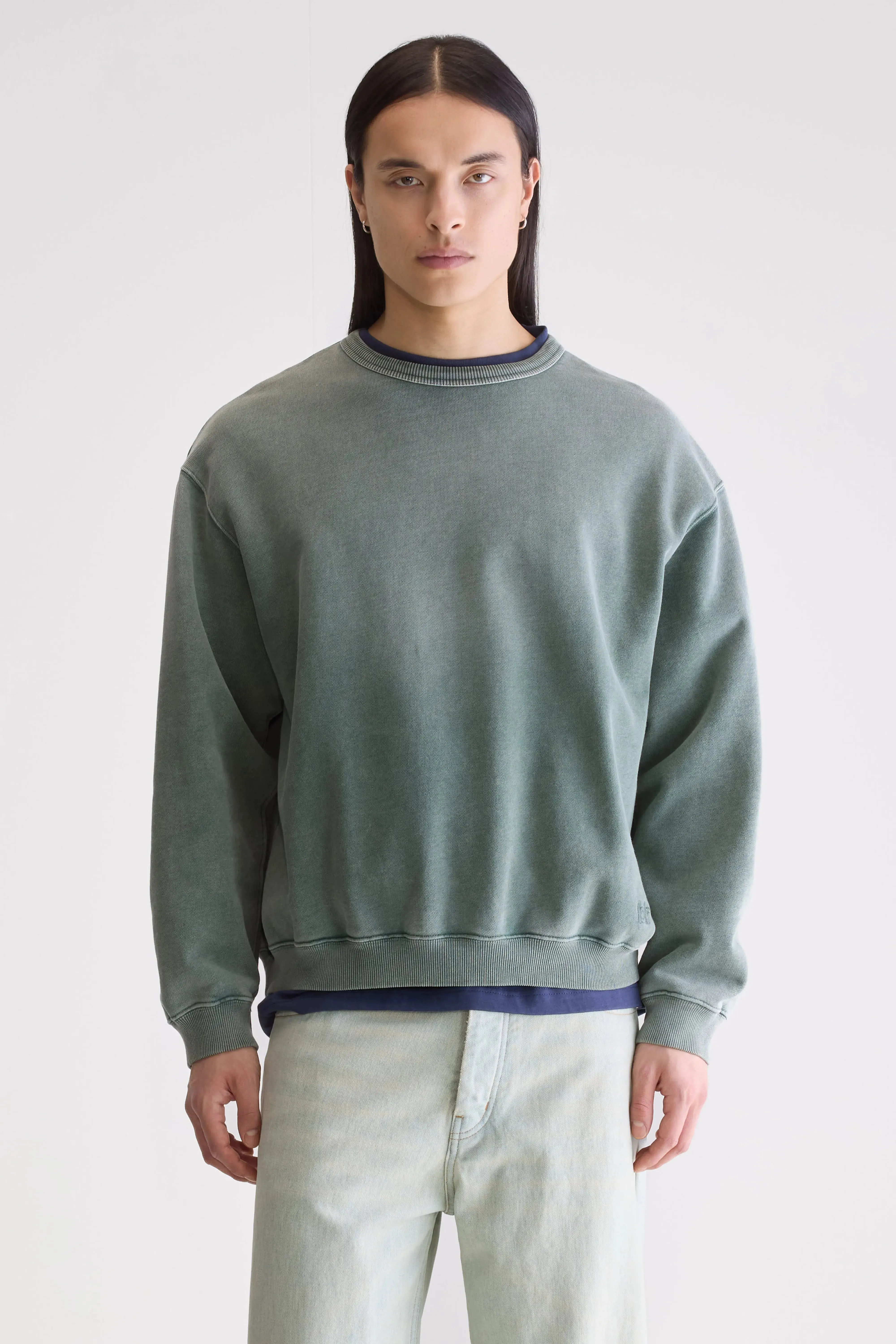 Fabien crewneck sweatshirt (252 / M / BOTTLE) sold by Bellerose product image thumbnail 2