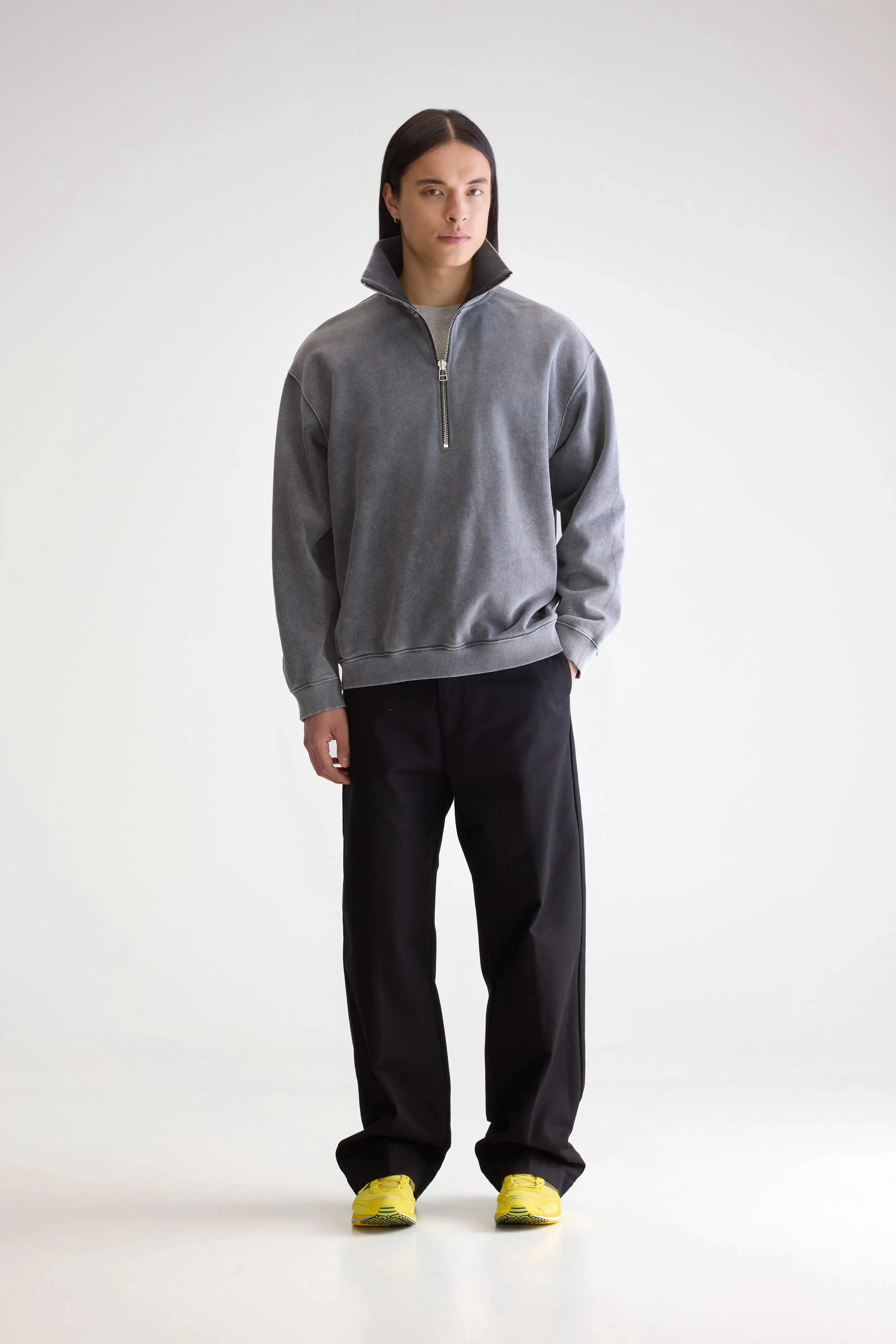Fabro half-zip sweatshirt (252 / M / BLACK BLUE) sold by Bellerose product image thumbnail 3