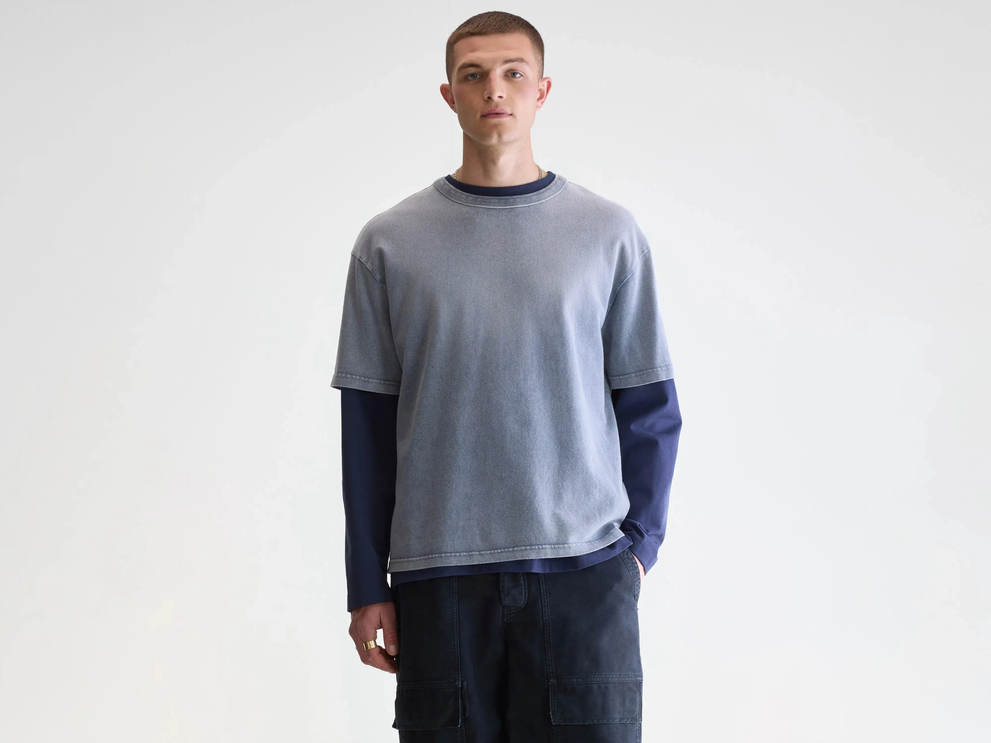 Vouch short-sleeve t-shirt (252 / M / BLUES) sold by Bellerose