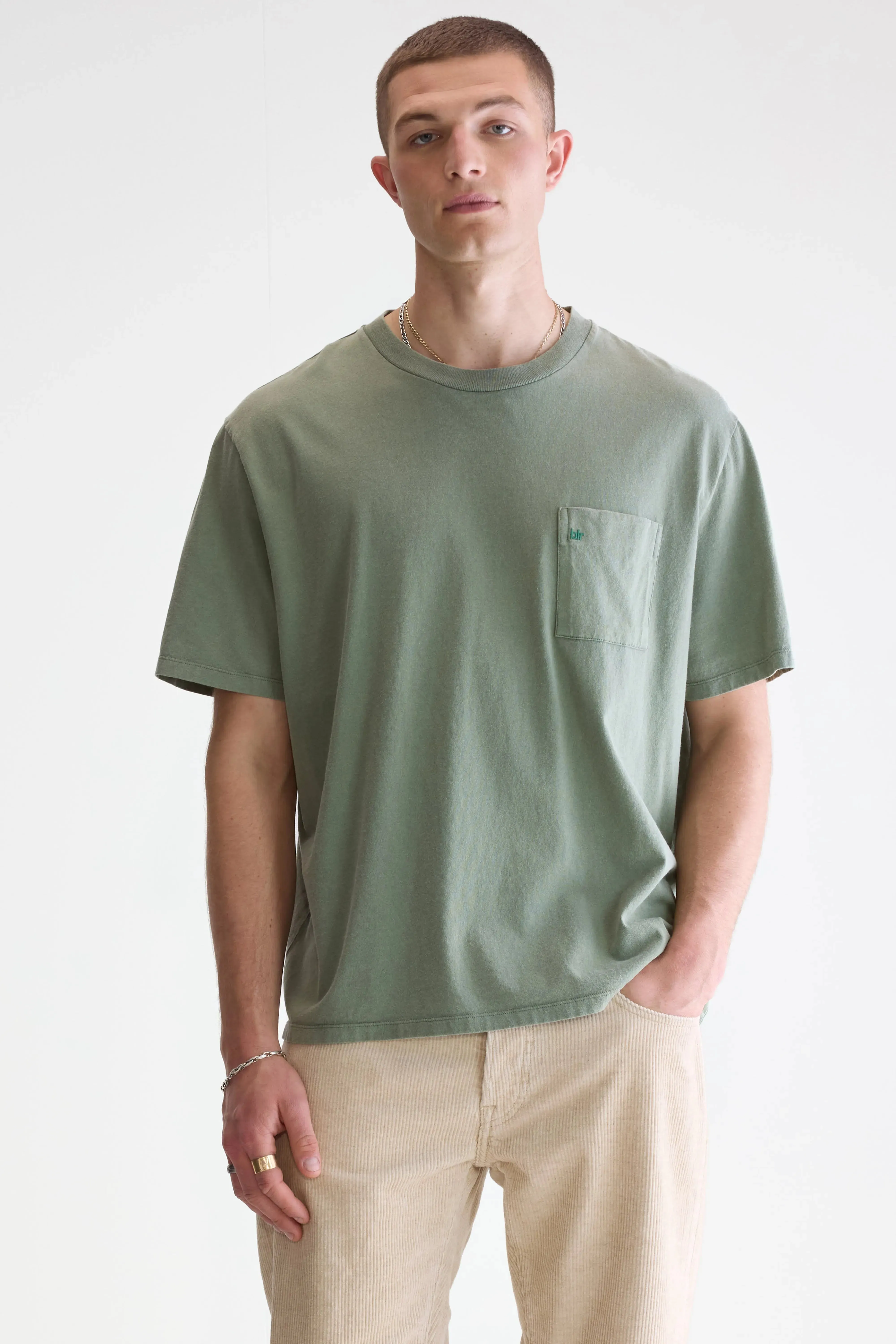 Video relaxed t-shirt (252 / M / SAGE) sold by Bellerose product image thumbnail 2