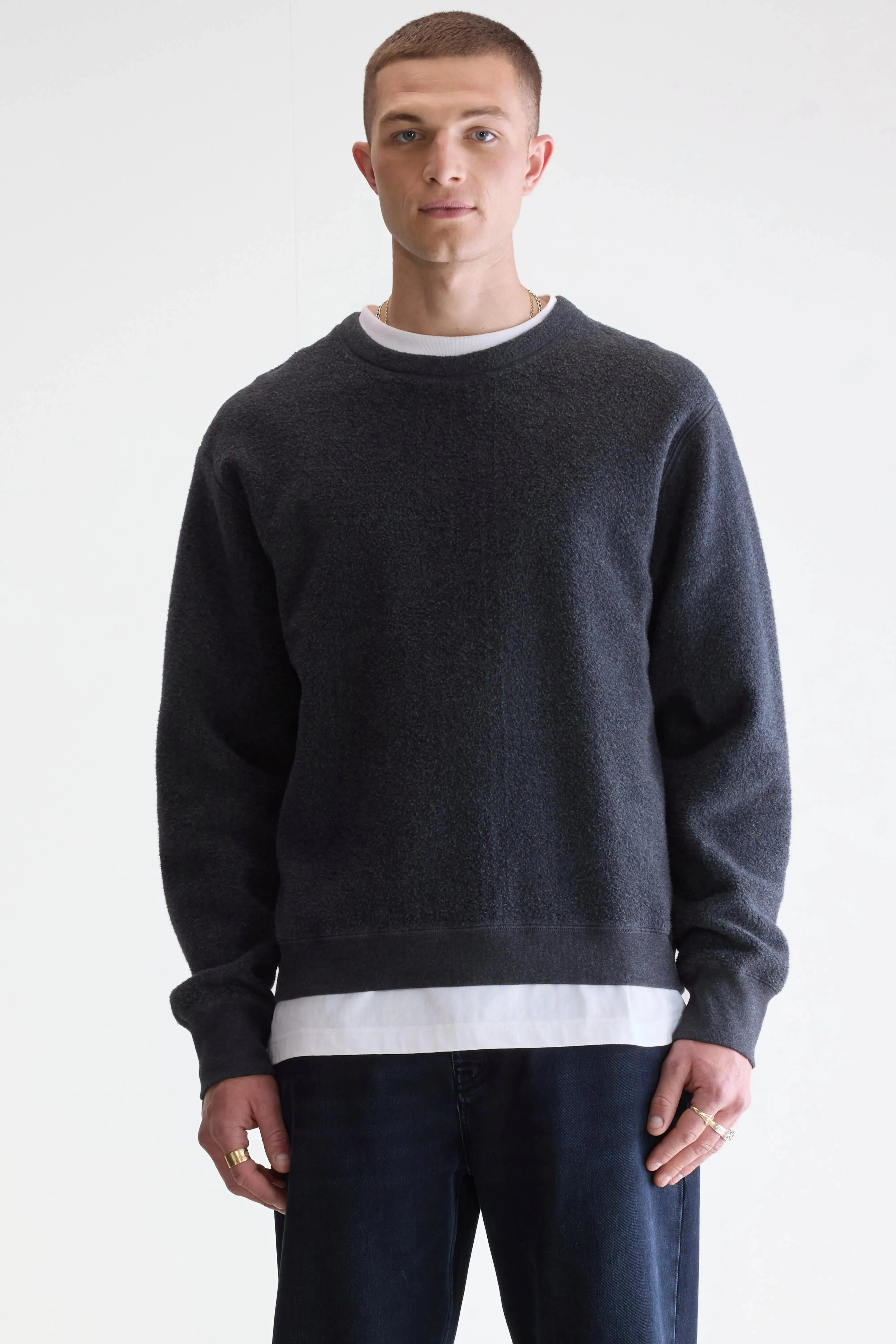 Matt crewneck sweatshirt (252 / M / ANTHRACITE) sold by Bellerose product image thumbnail 2
