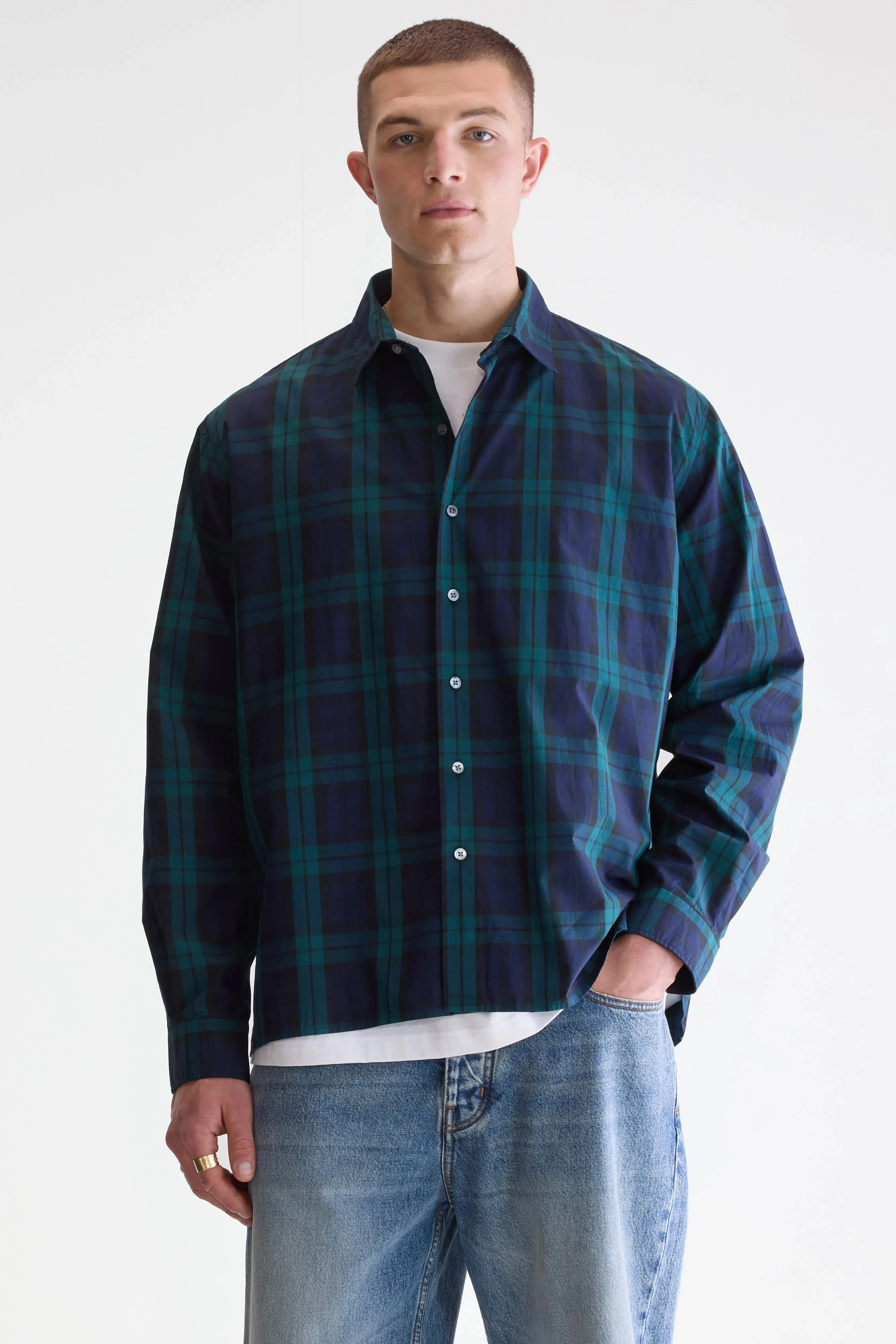 Gollie relaxed shirt (252 / M / CHECK E) sold by Bellerose product image thumbnail 2