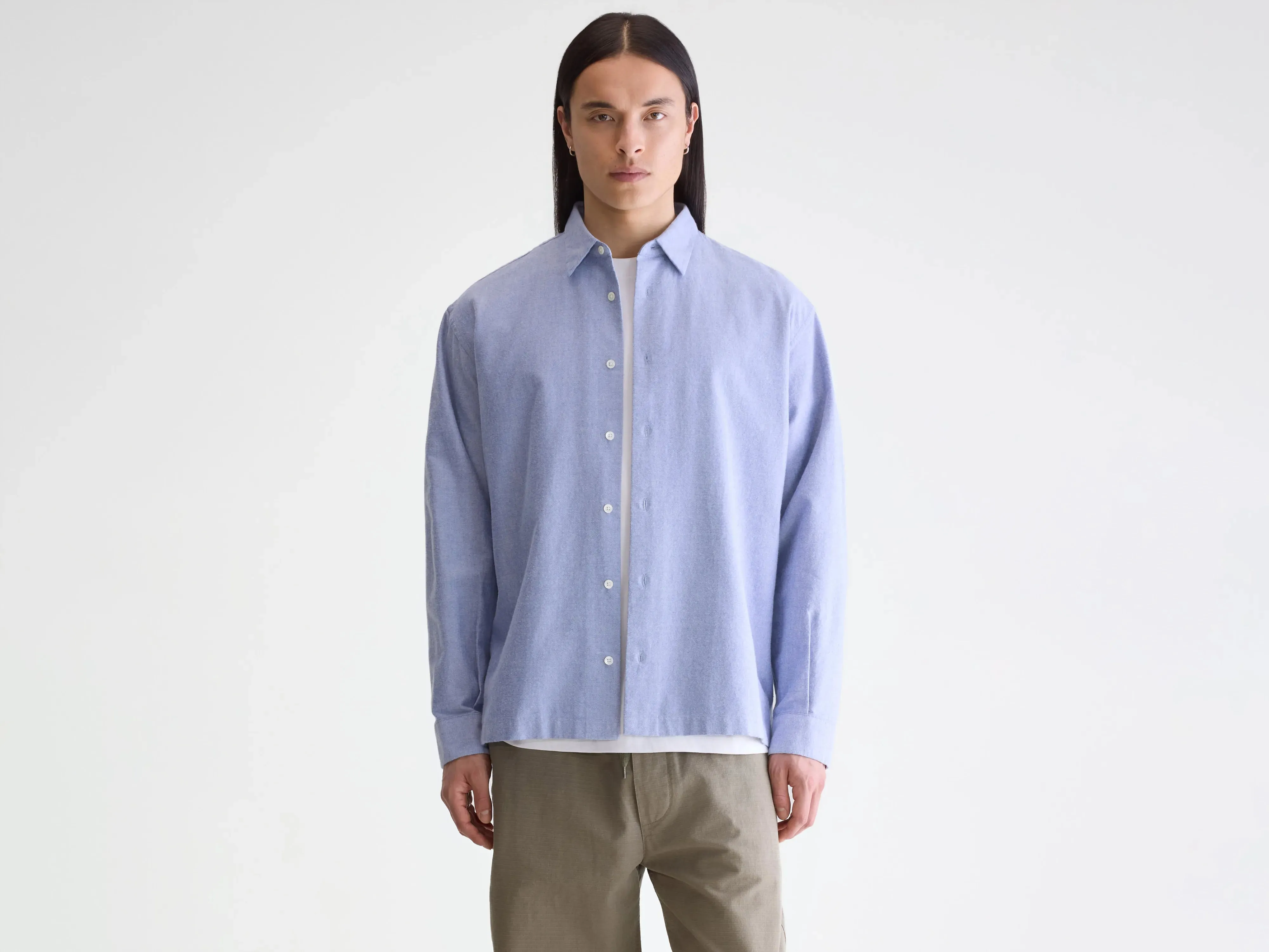 Flip relaxed shirt (252 / M / CHAMBRAY) sold by Bellerose