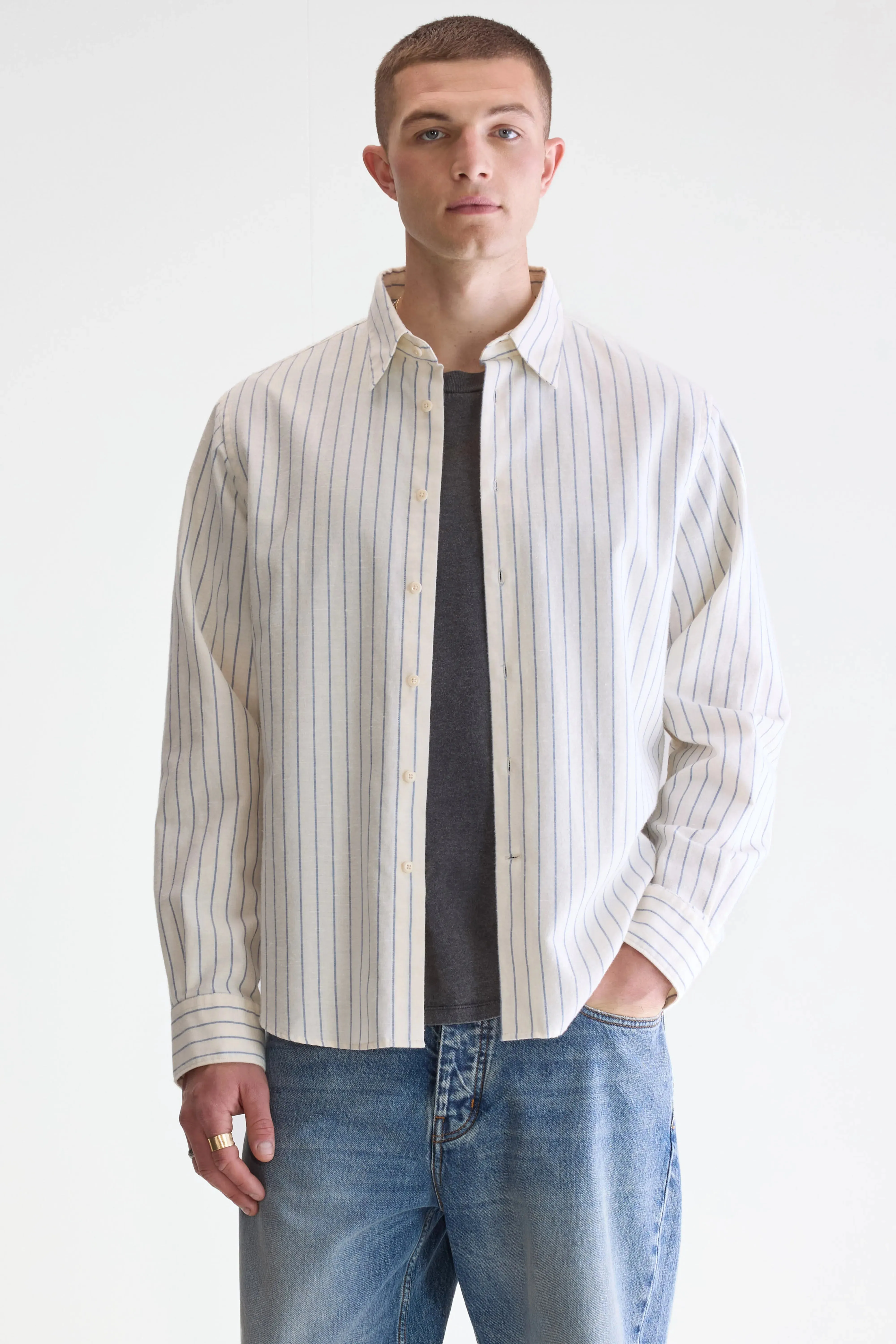 Franklin regular shirt (252 / M / STRIPE F) sold by Bellerose product image thumbnail 2