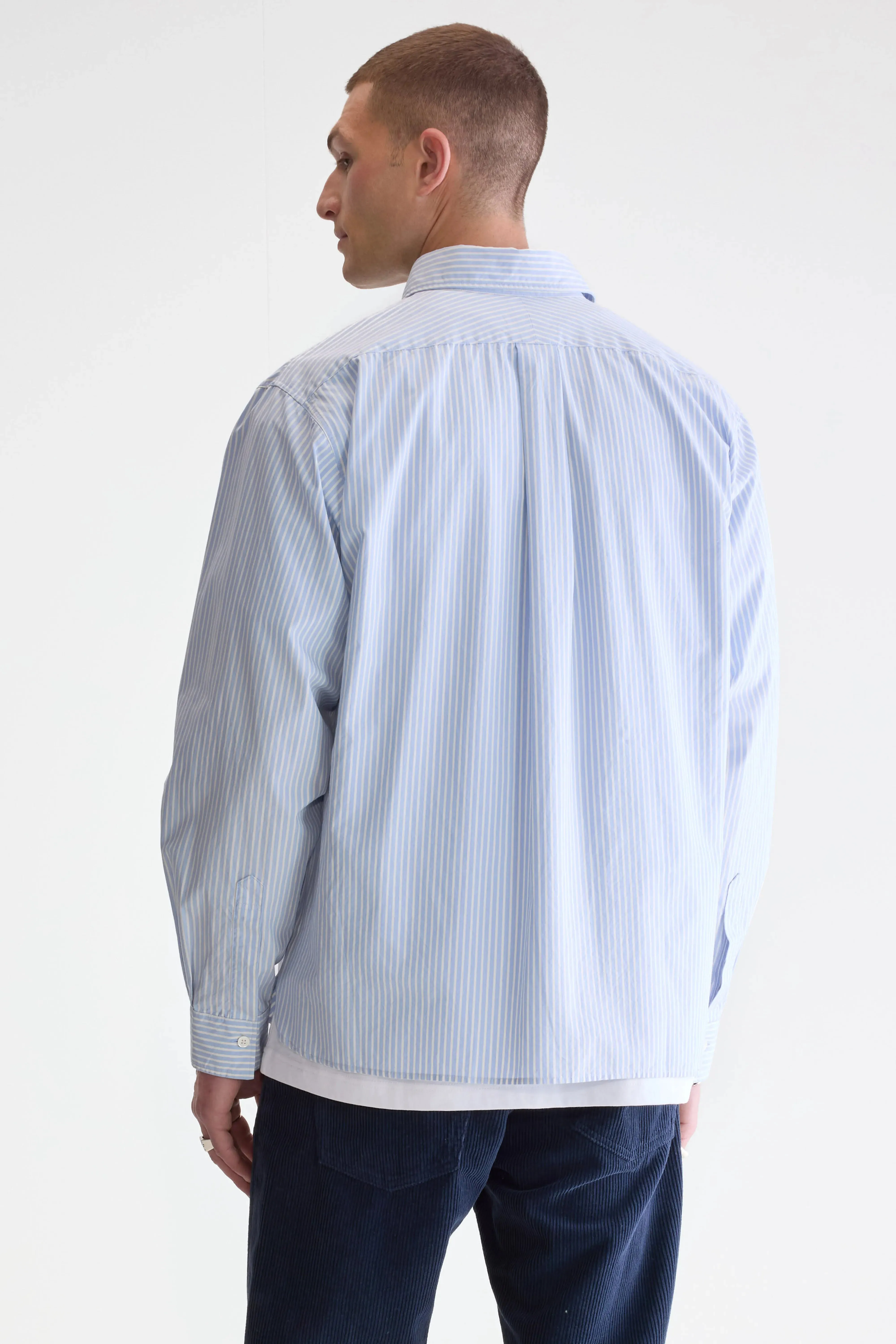 Gollie relaxed shirt (252 / M / STRIPE W) sold by Bellerose product image thumbnail 4