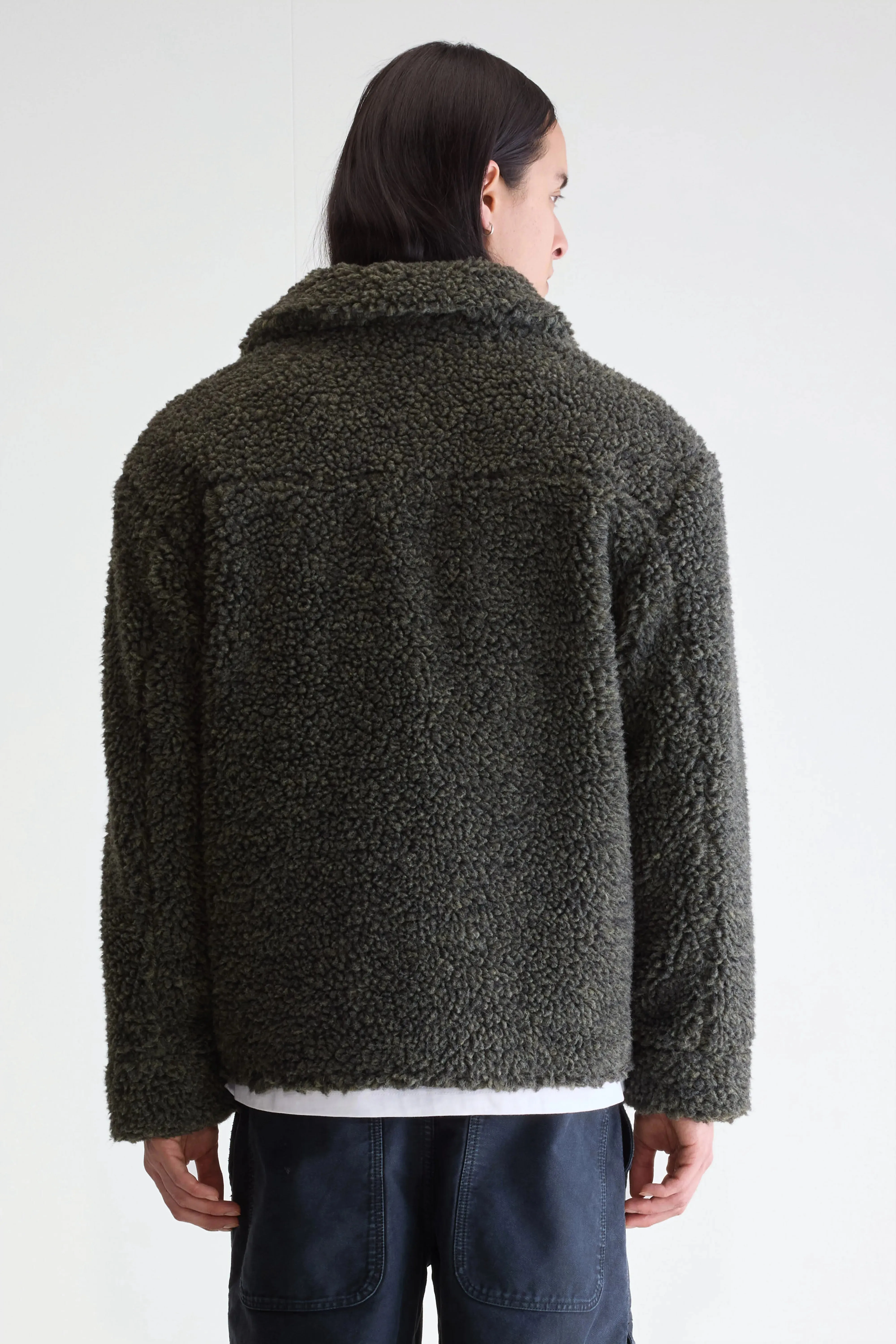 Jezzo teddy jacket (252 / M / DARK OLIVE) sold by Bellerose product image thumbnail 4