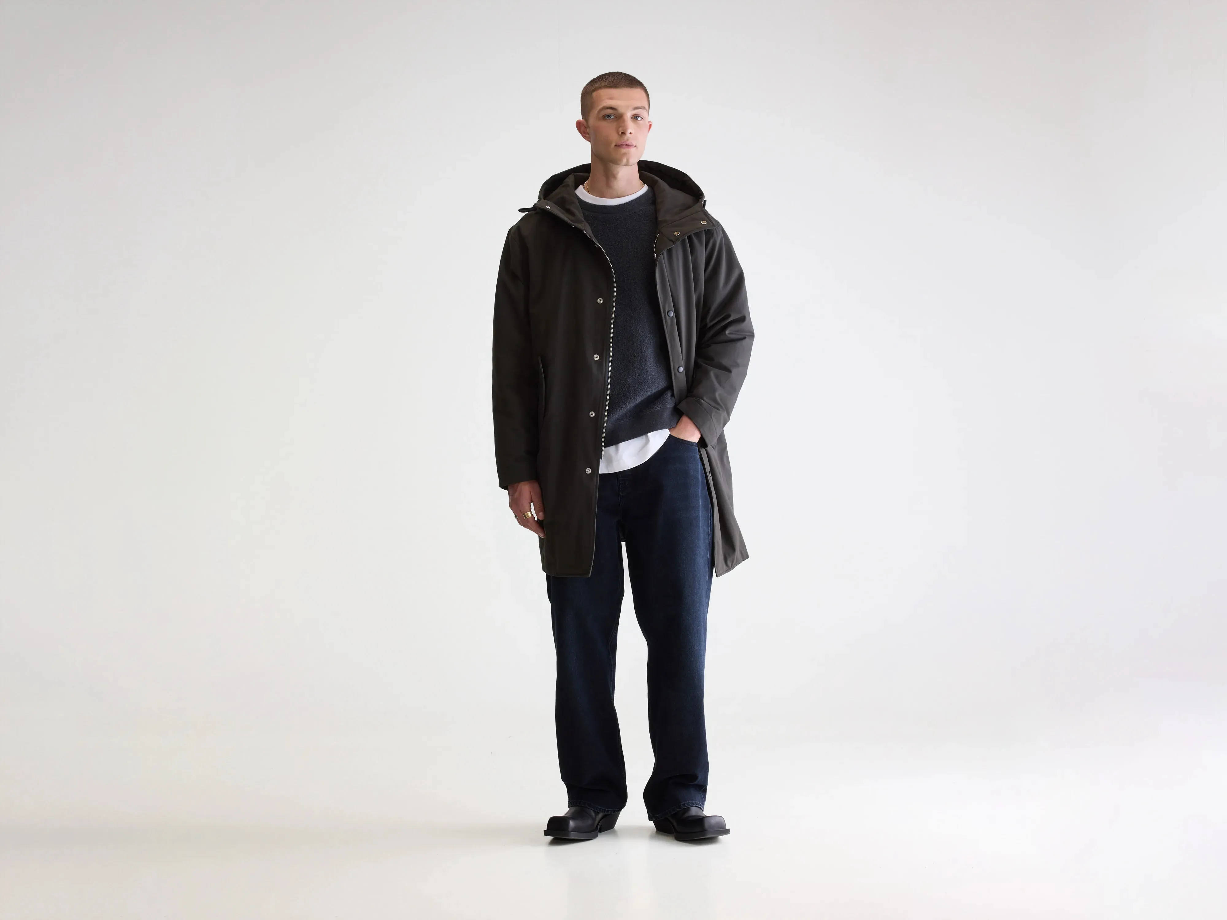 Hanson hooded parka (252 / M / PIRATE) sold by Bellerose