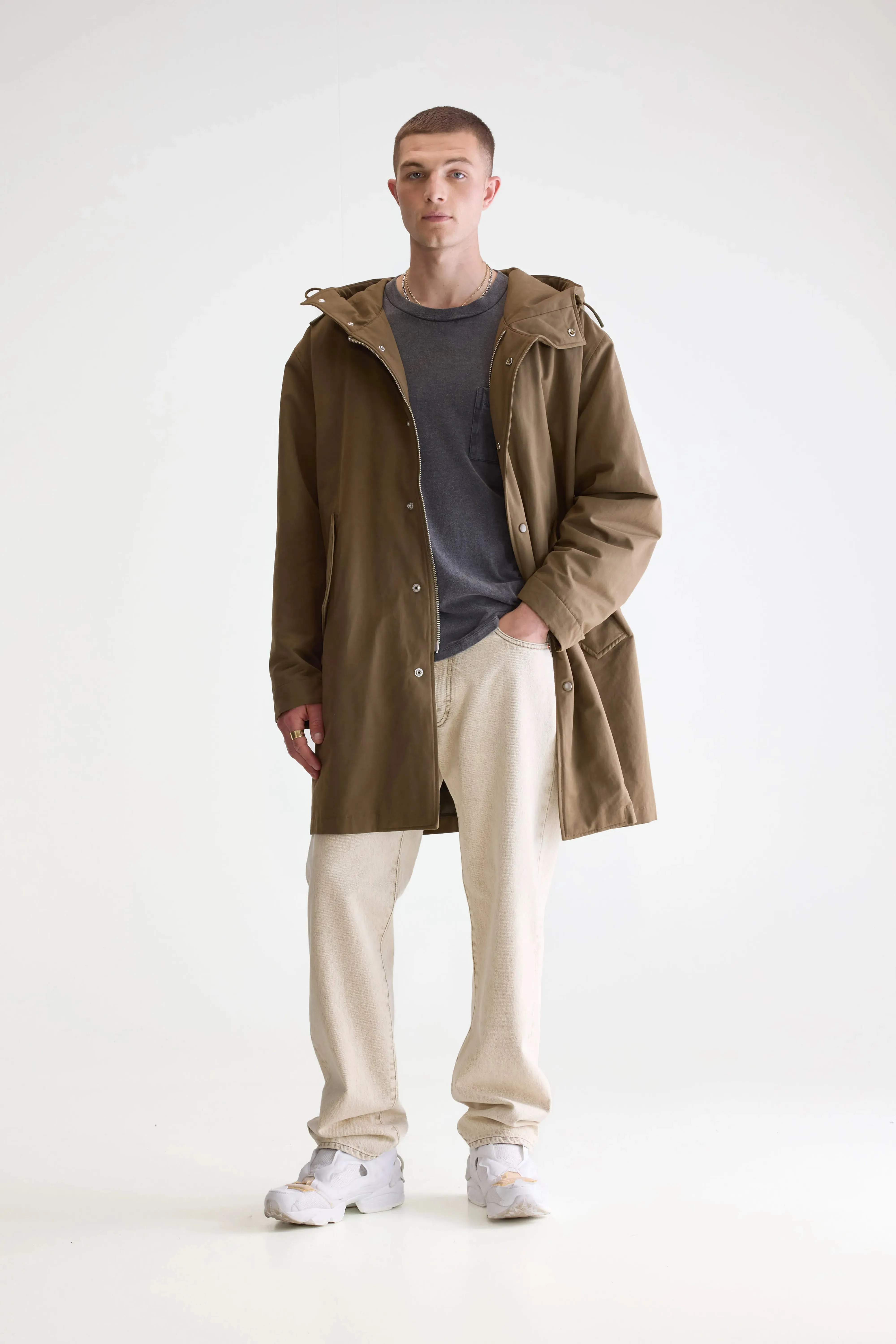 Hanson hooded parka (252 / M / OLIVE NIGHT) sold by Bellerose product image thumbnail 2