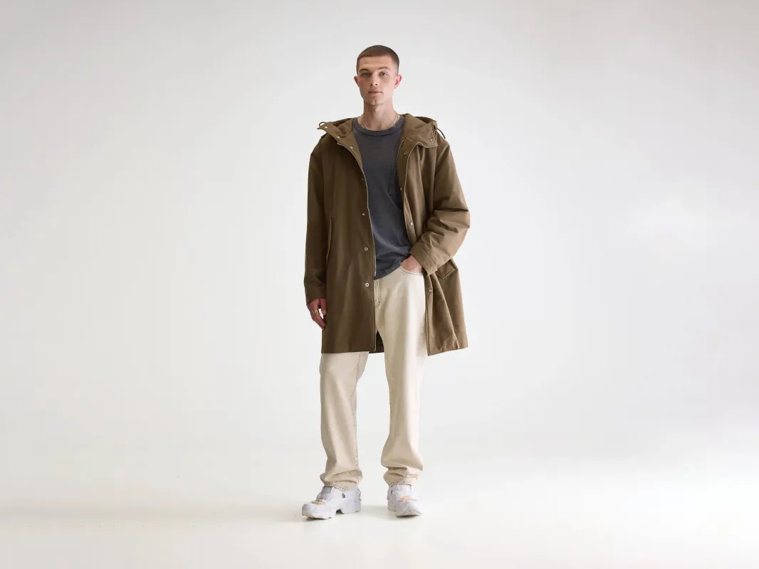 Hanson hooded parka (252 / M / OLIVE NIGHT) sold by Bellerose