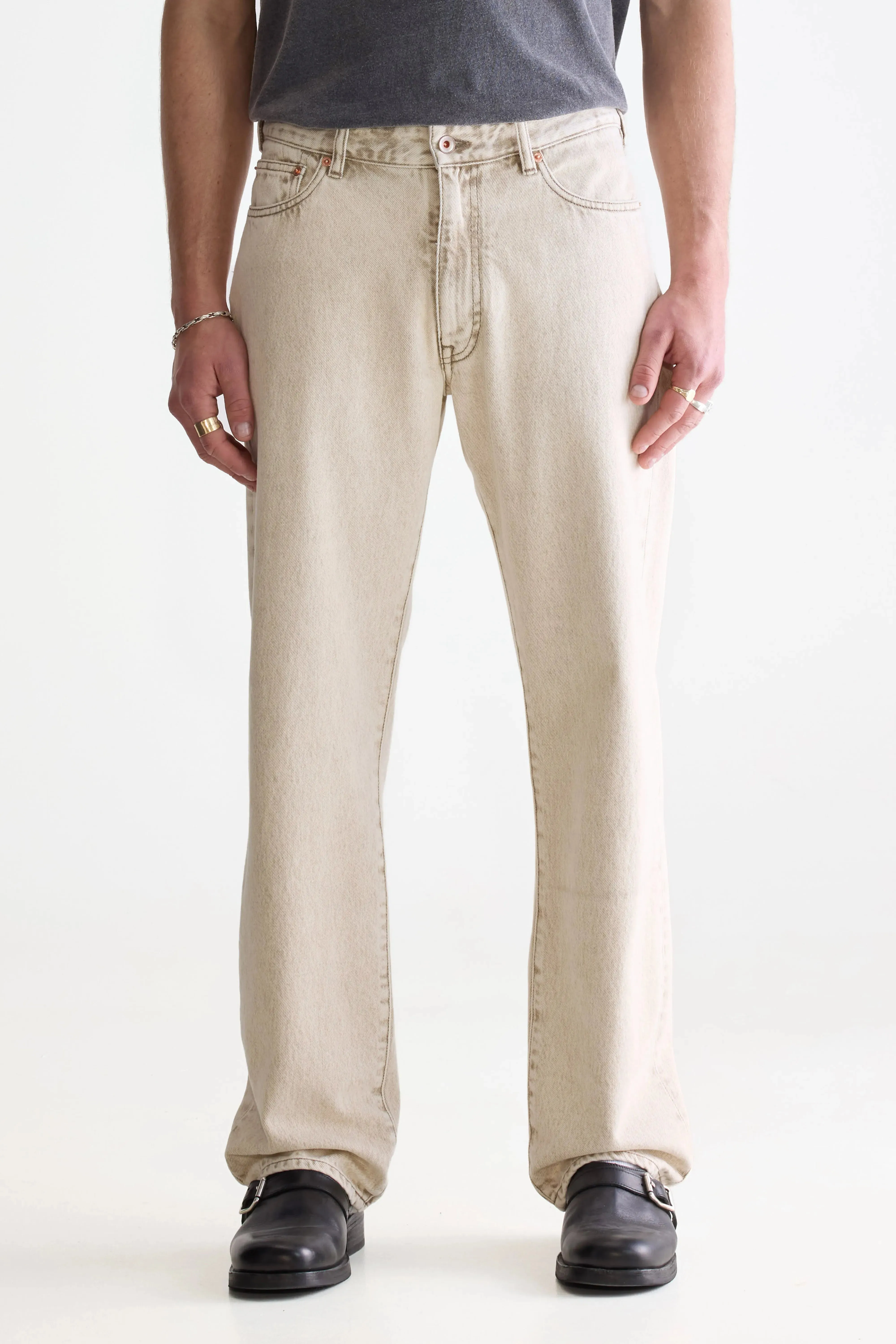 Denim N. 09 straight jeans (252 / M / BEIGE SNOW) sold by Bellerose product image thumbnail 3