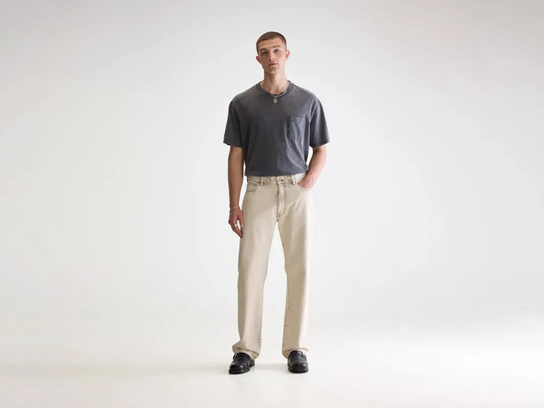 Denim N. 09 straight jeans (252 / M / BEIGE SNOW) sold by Bellerose