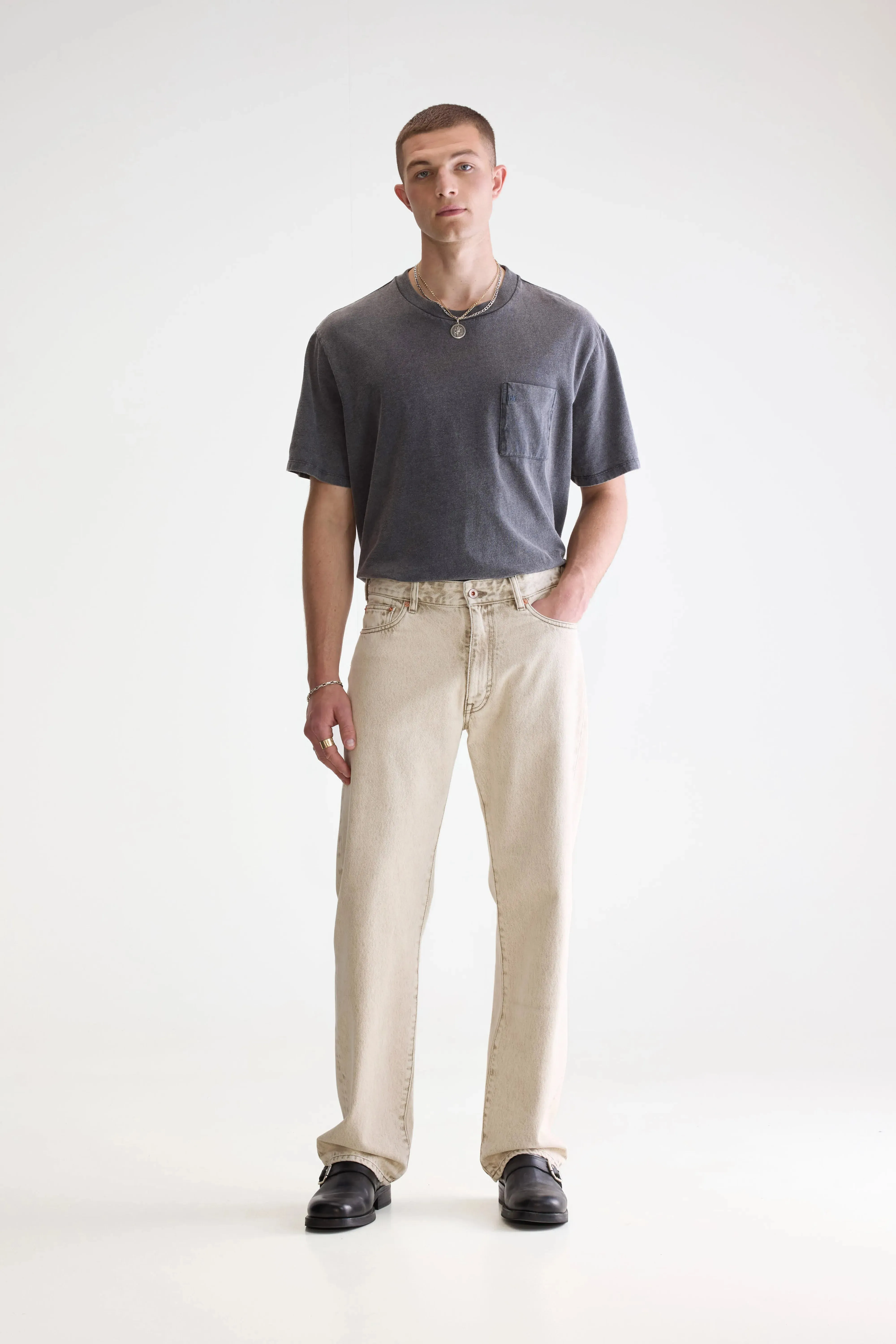 Denim N. 09 straight jeans (252 / M / BEIGE SNOW) sold by Bellerose product image thumbnail 2