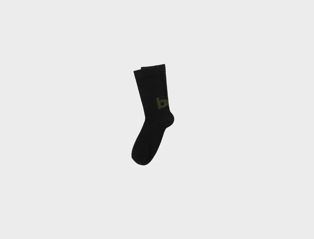 Belor crew socks (252 / M / BLACK) sold by Bellerose