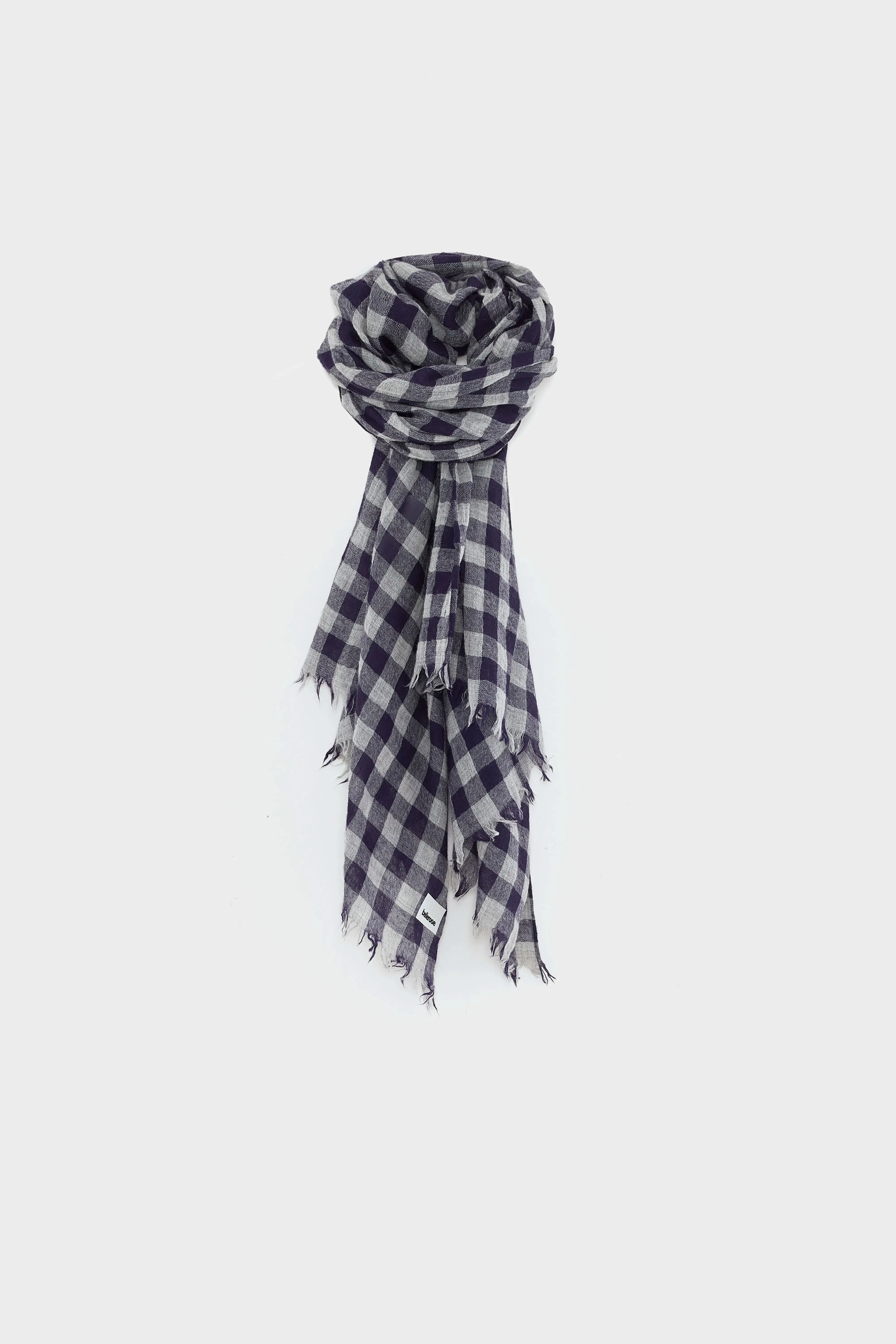 Sicha checkered scarf (252 / M / CHECK A) sold by Bellerose product image thumbnail 4
