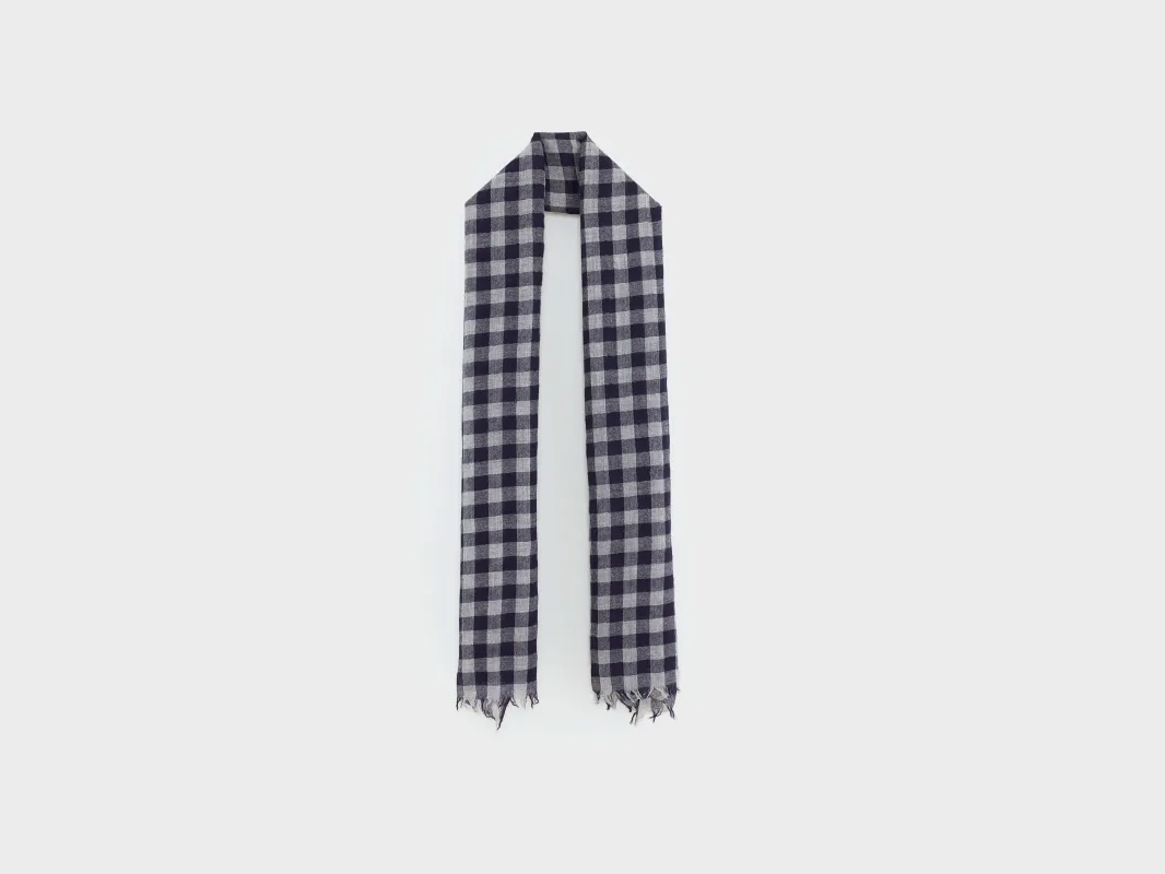 Sicha checkered scarf (252 / M / CHECK A) sold by Bellerose