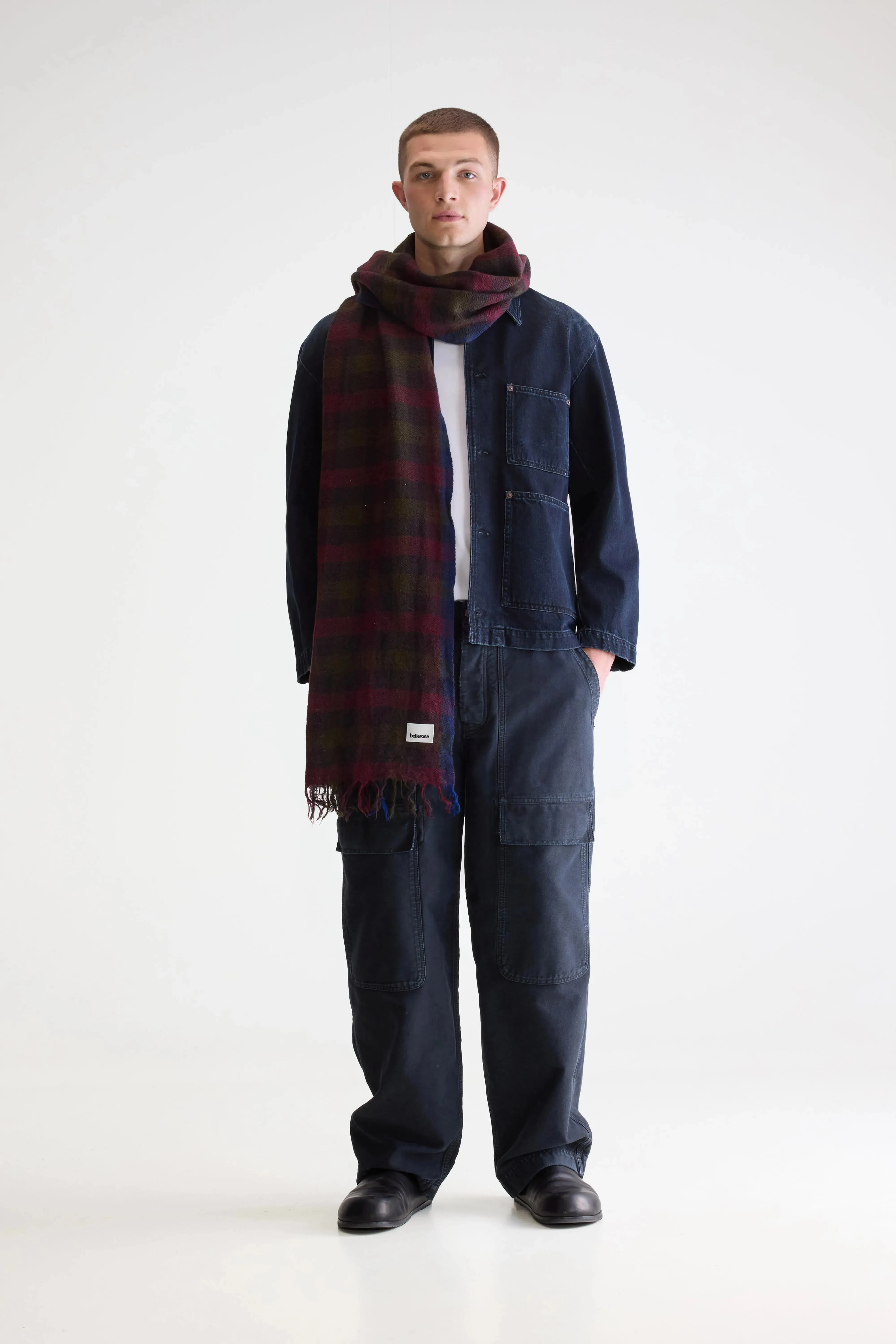 Sidy checked scarf (252 / M / CHECK G) sold by Bellerose product image thumbnail 3
