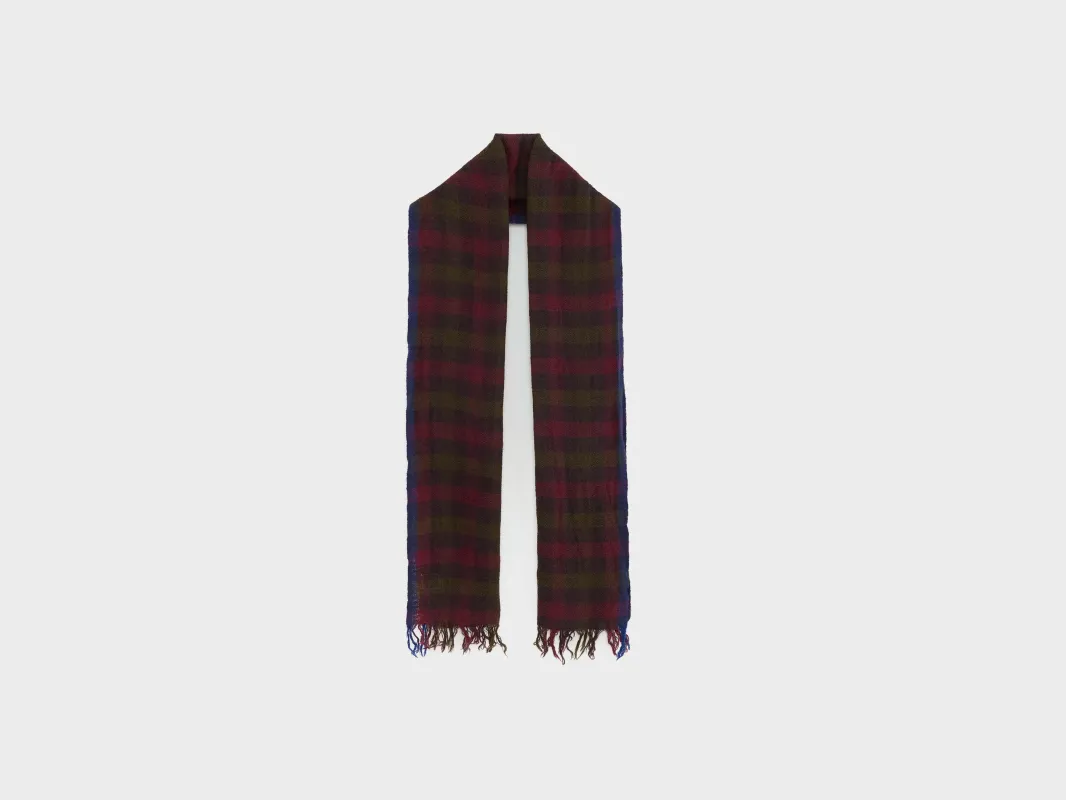 Sidy checked scarf (252 / M / CHECK G) sold by Bellerose