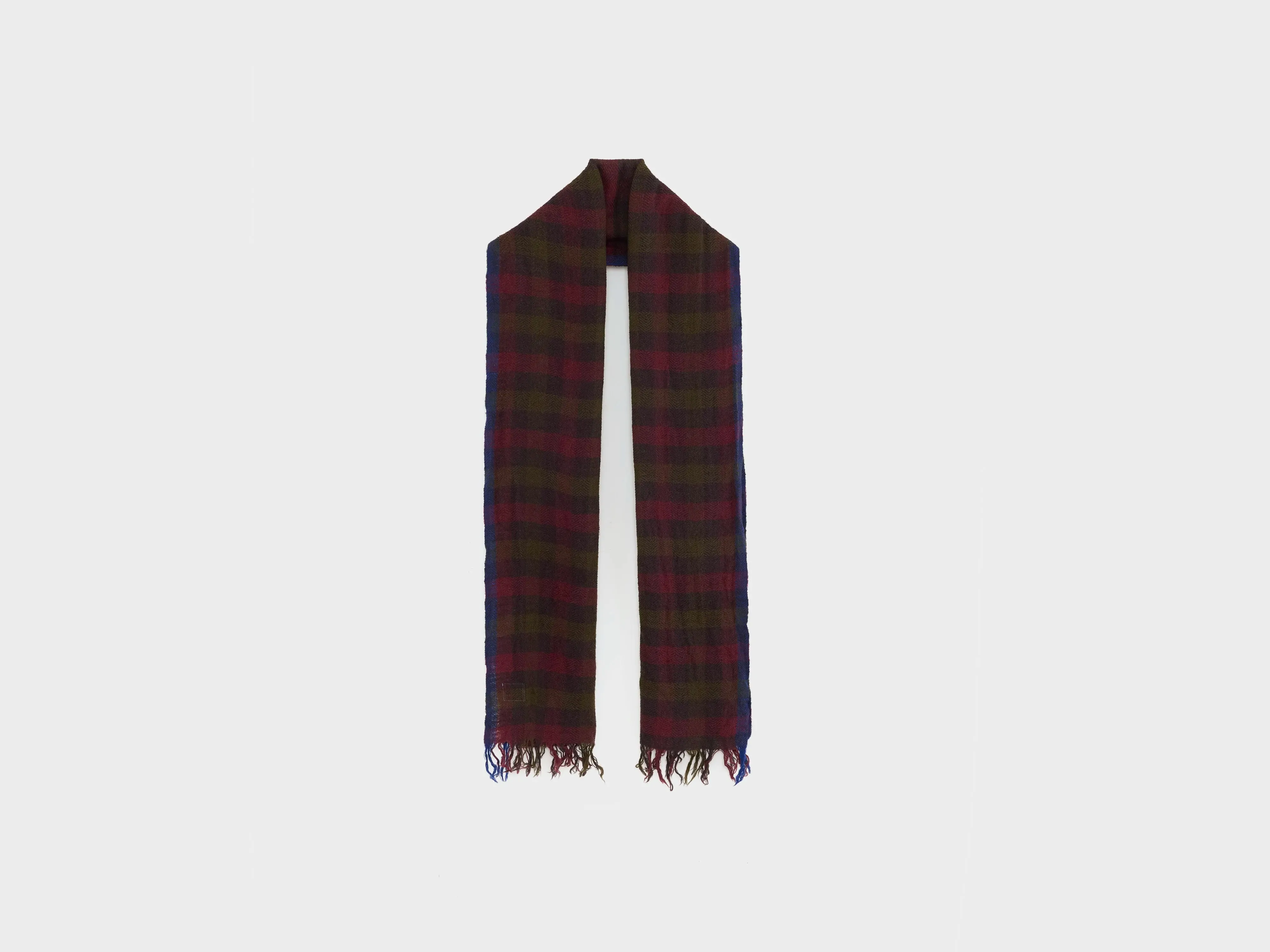 Sidy checked scarf (252 / M / CHECK G) sold by Bellerose