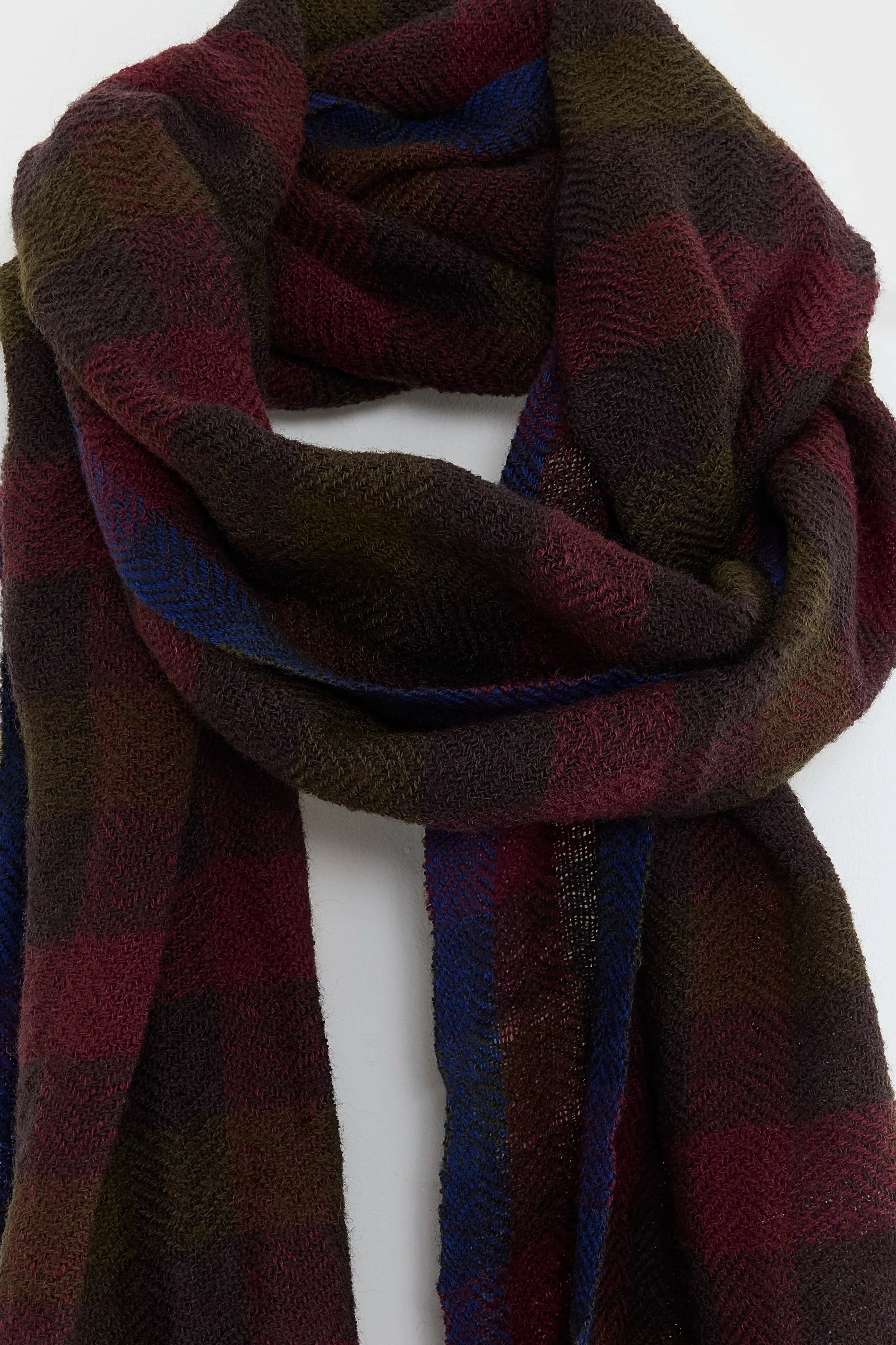 Sidy checked scarf (252 / M / CHECK G) sold by Bellerose product image thumbnail 5