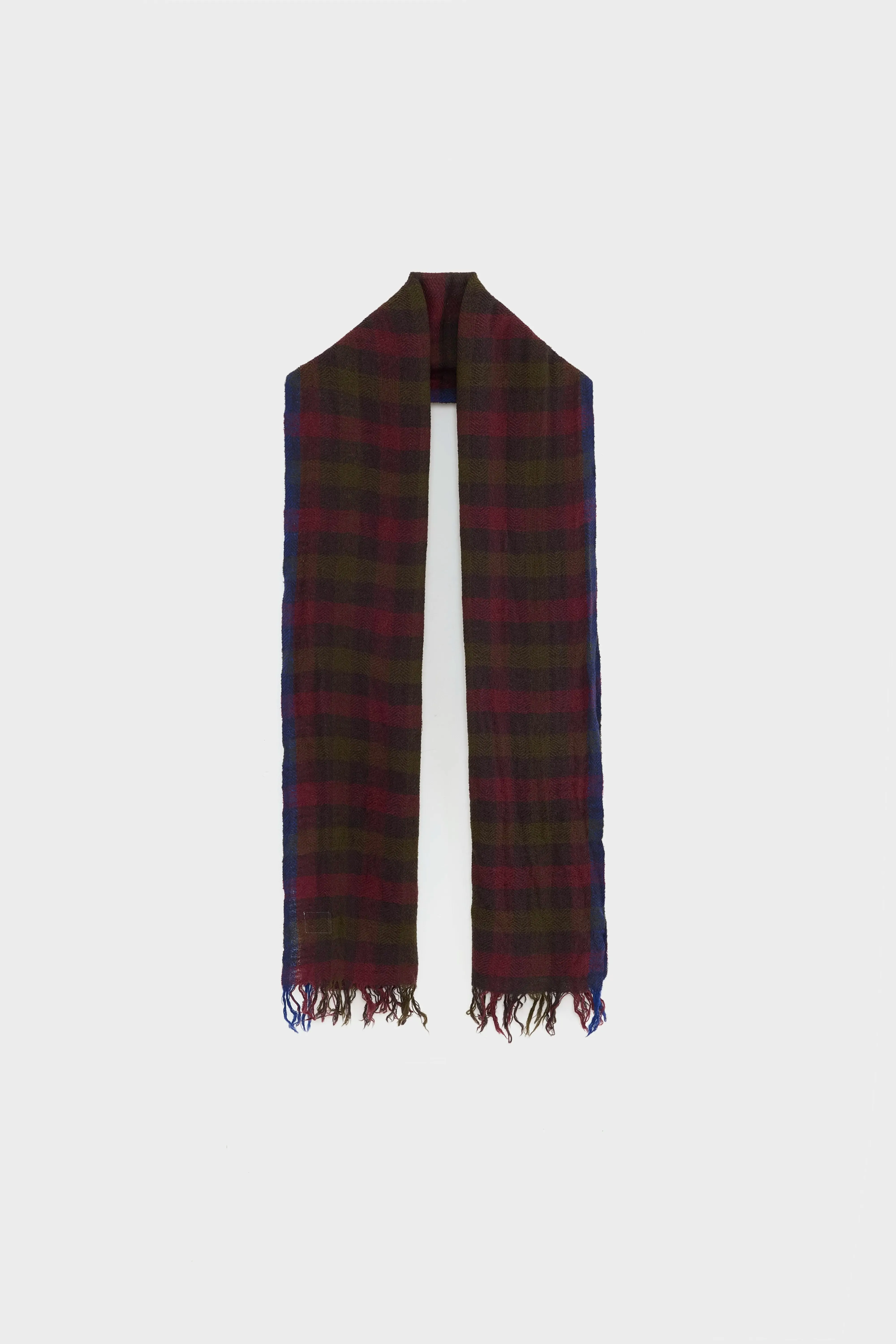 Sidy checked scarf (252 / M / CHECK G) sold by Bellerose product image thumbnail 2