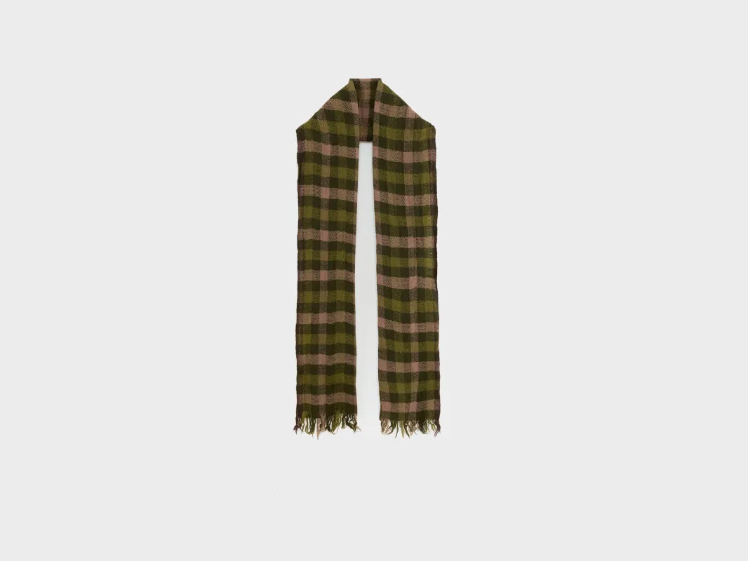 Sidy checked scarf (252 / M / CHECK H) sold by Bellerose