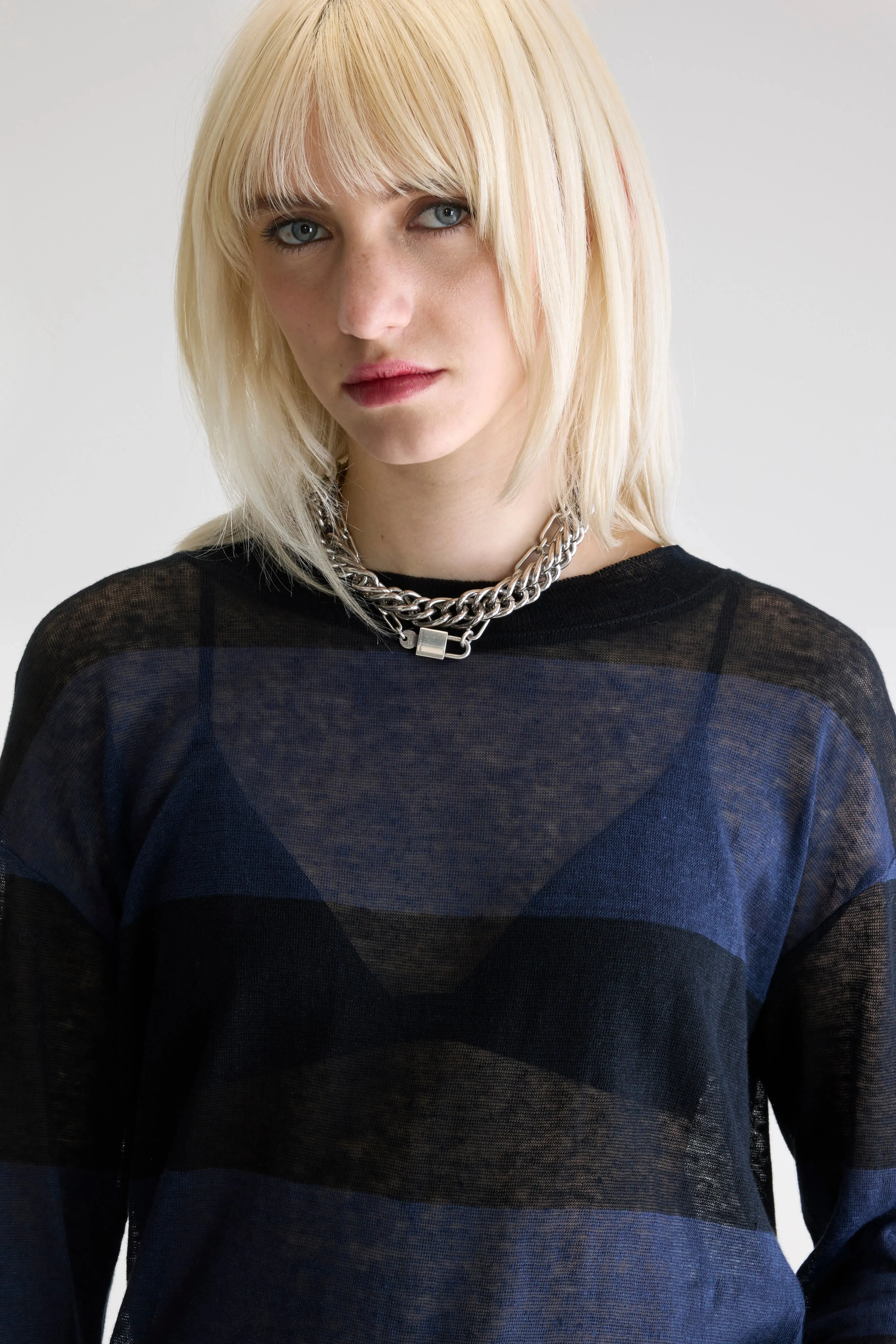 Senia relaxed t-shirt (252 / W / STRIPE B) sold by Bellerose product image thumbnail 5