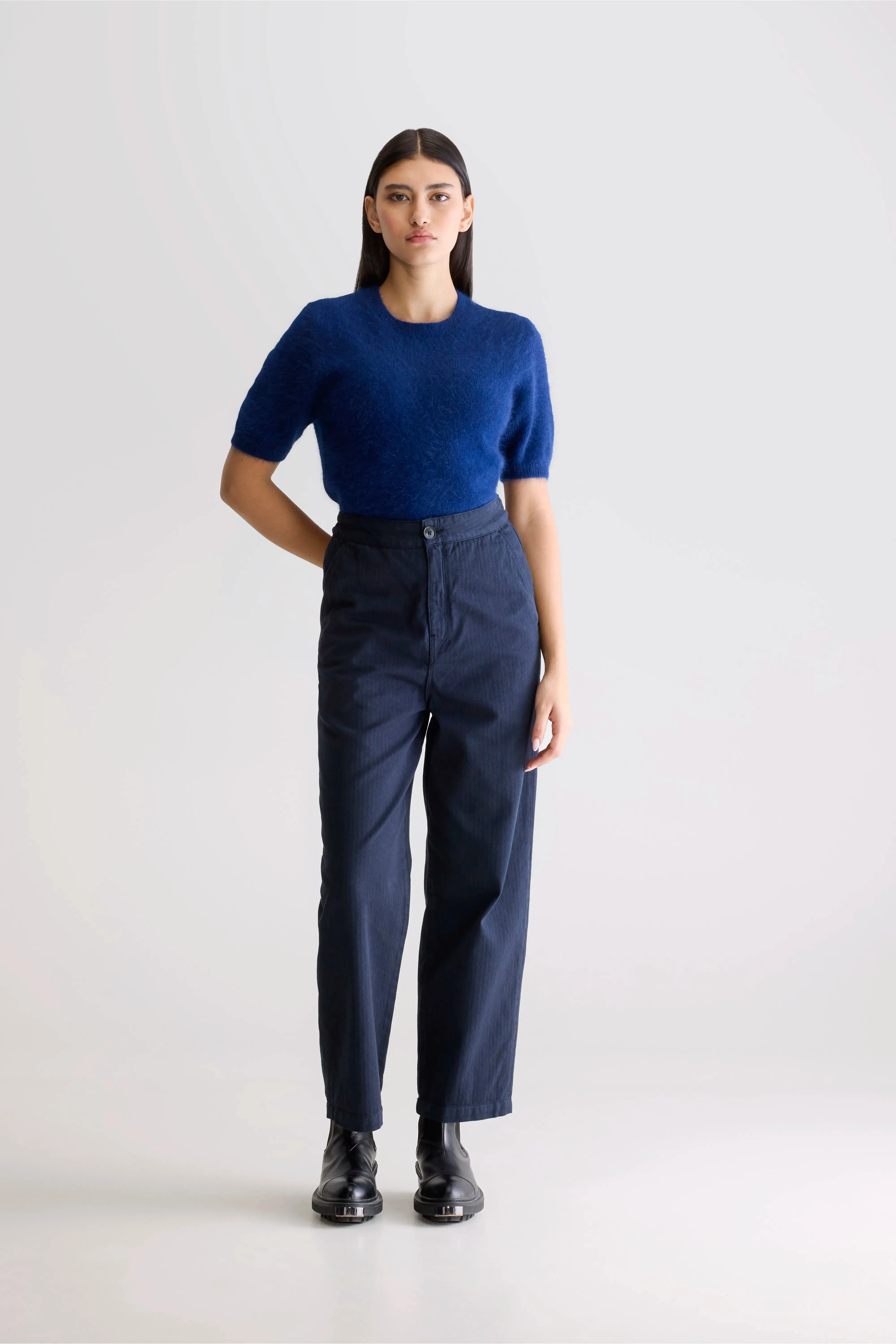Pasop relaxed trousers (252 / W / NAVY) sold by Bellerose product image thumbnail 2