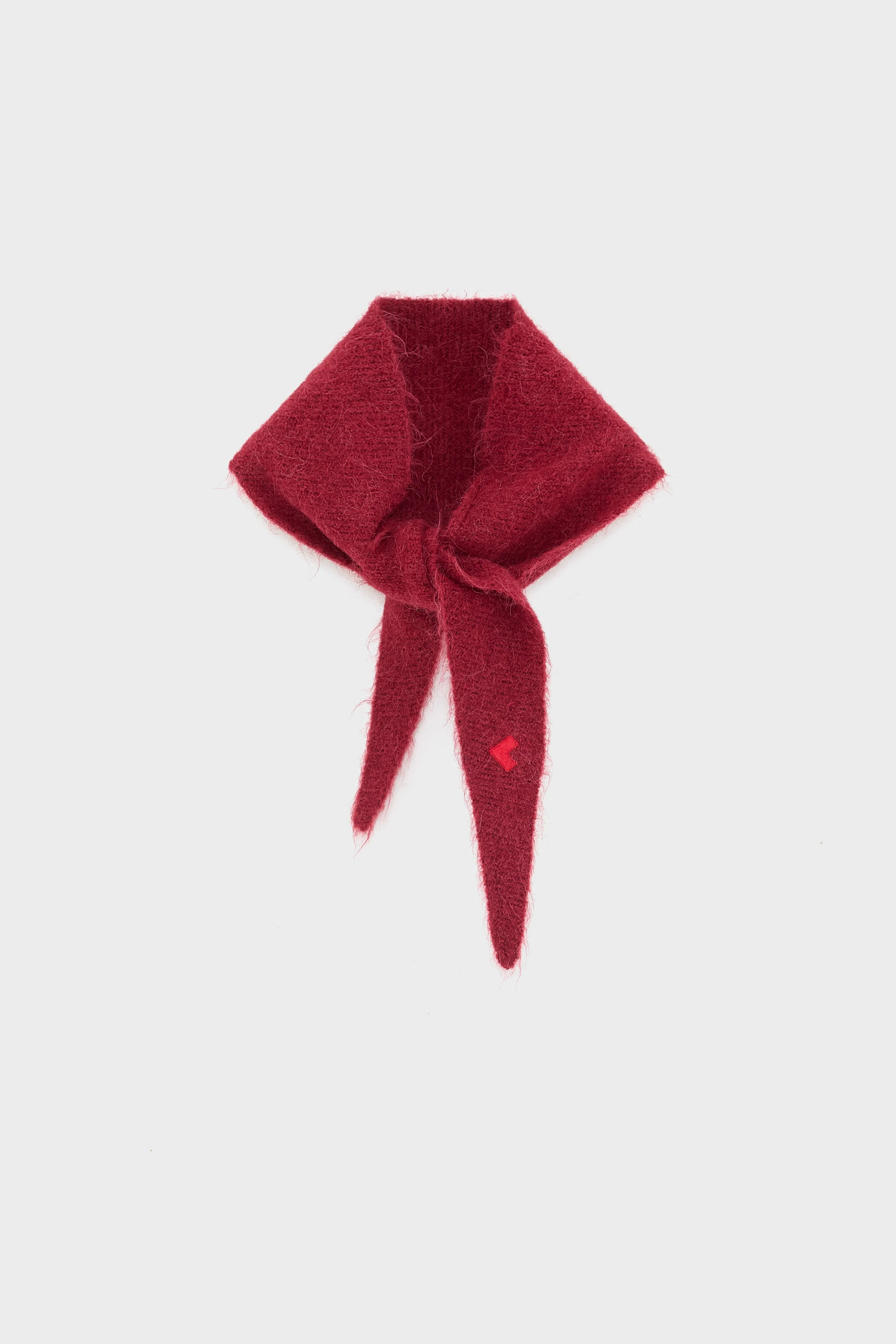 Darcol triangle scarf (252 / W / RED DAHLIA) sold by Bellerose product image thumbnail 4