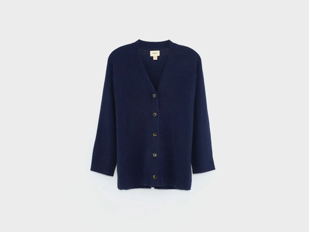 Gomp long cardigan (252 / G / AMERICA) made by Bellerose