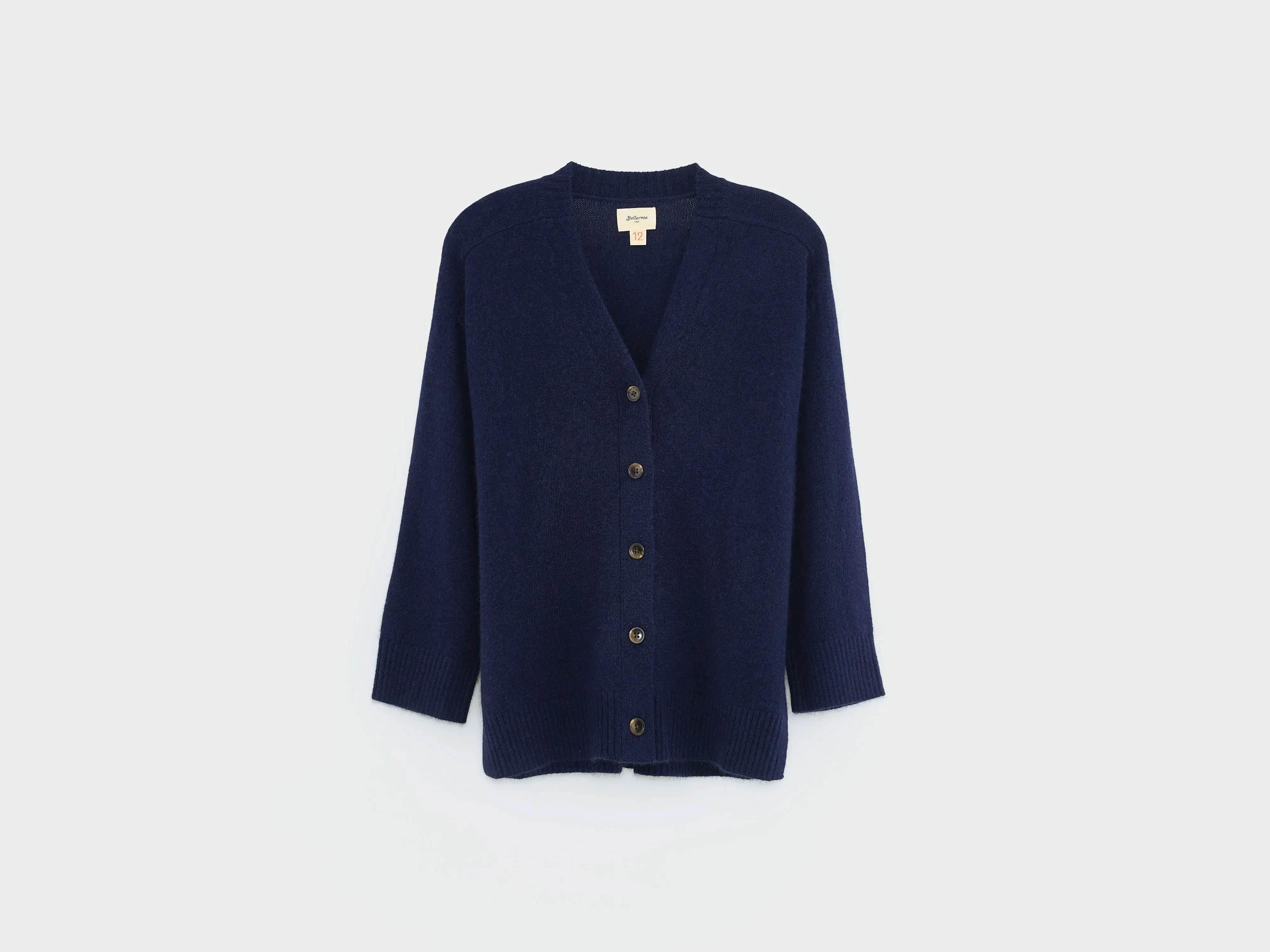 Gomp long cardigan (252 / G / AMERICA) sold by Bellerose