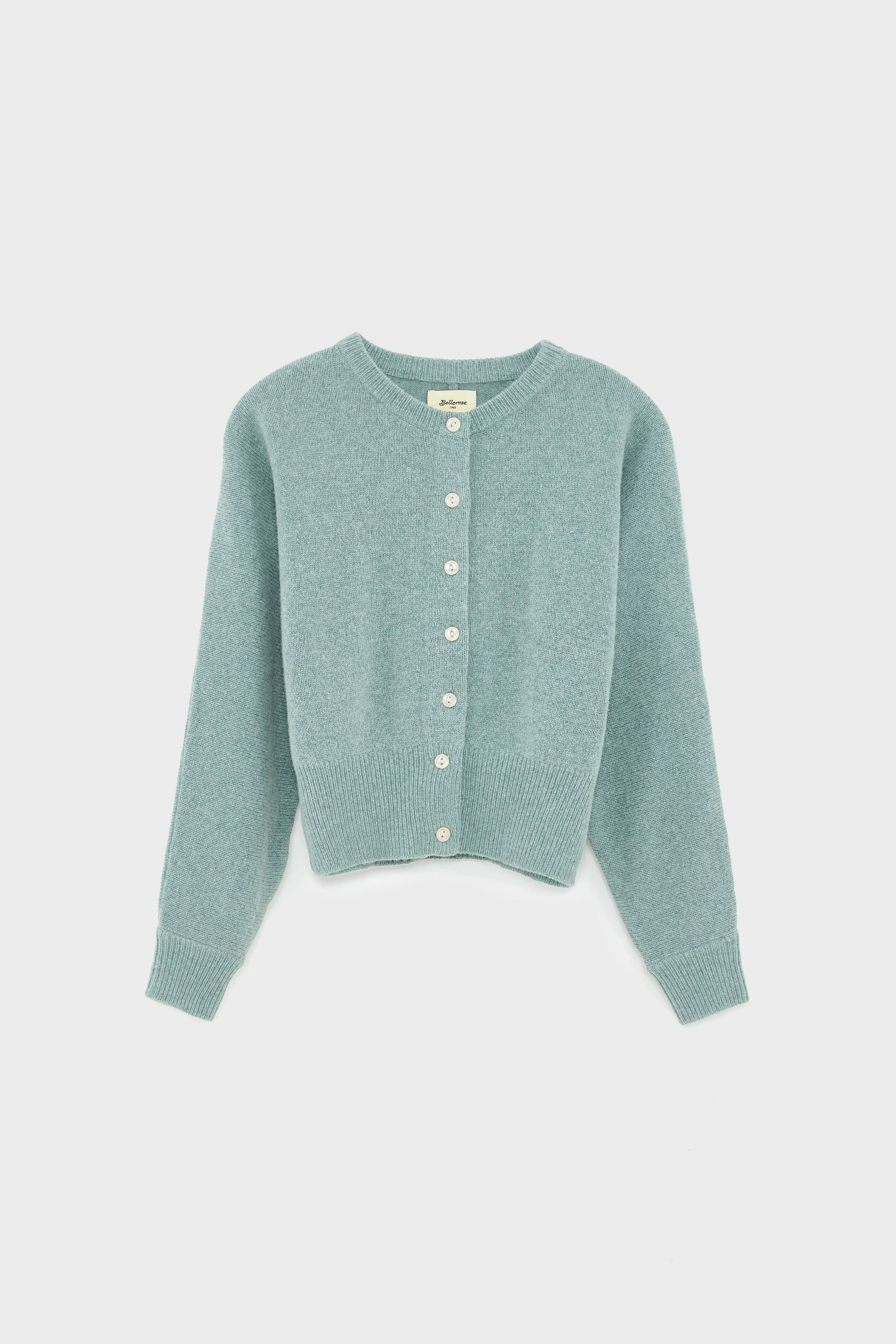 Gimer relaxed cardigan (252 / G / RAIN BLUE) sold by Bellerose product image thumbnail 2