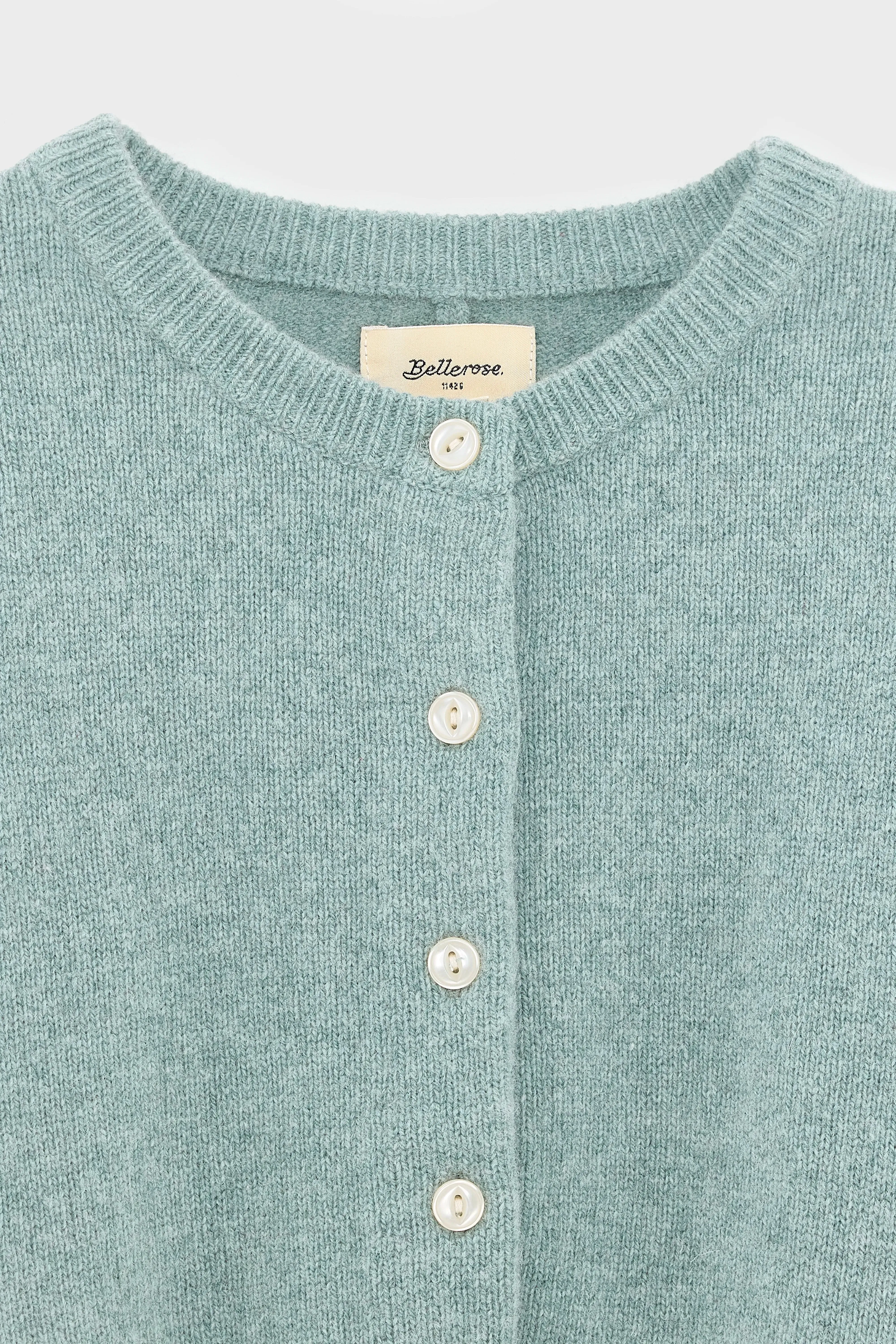 Gimer relaxed cardigan (252 / G / RAIN BLUE) sold by Bellerose product image thumbnail 3