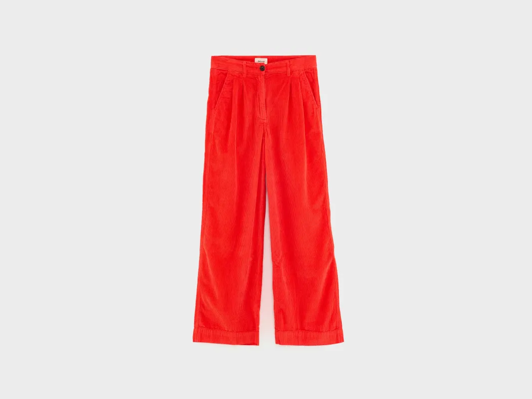 Katie corduroy trousers (252 / G / MASSAI RED) sold by Bellerose