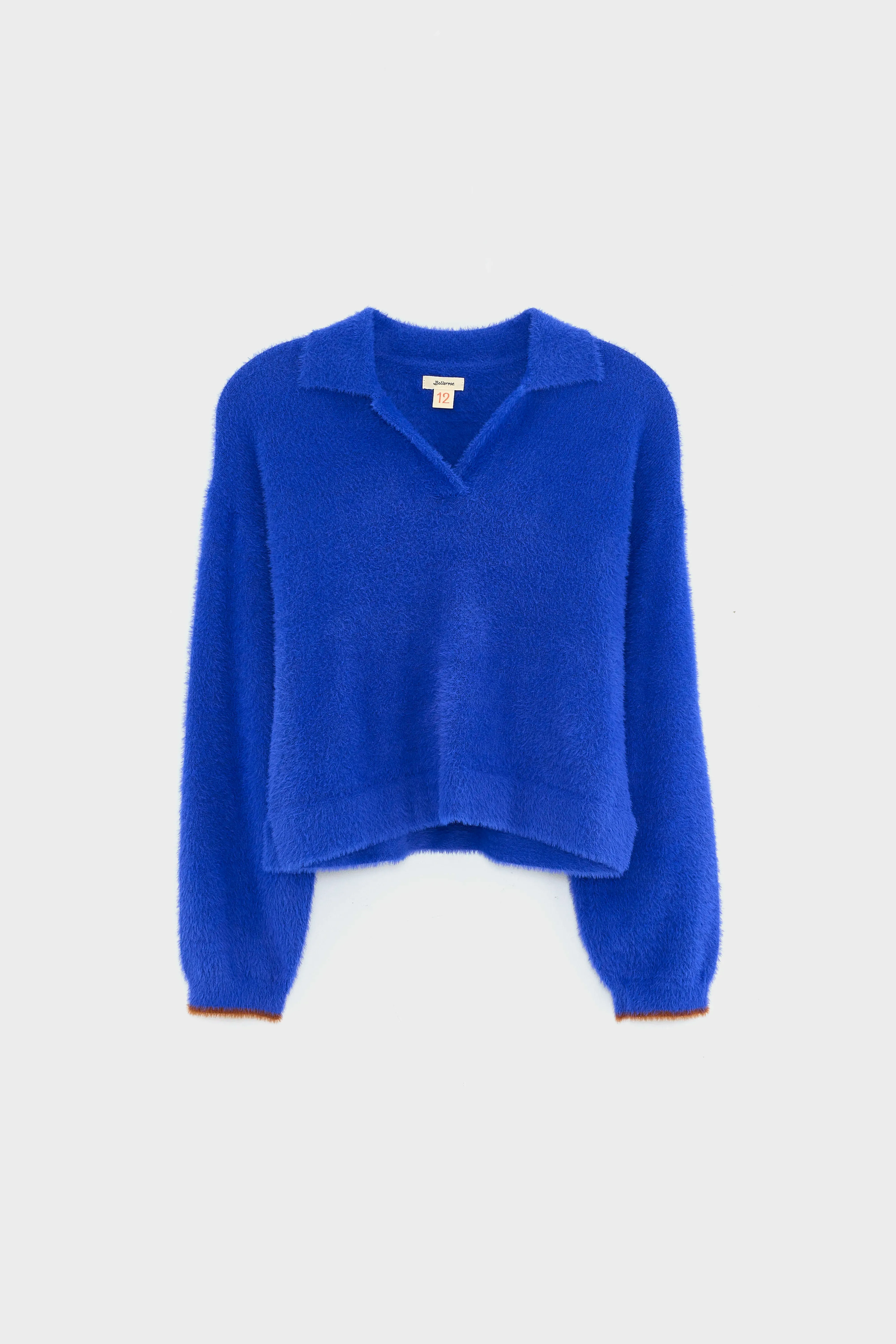Golak polo neck sweater (252 / G / BLUEWORKER) sold by Bellerose product image thumbnail 3