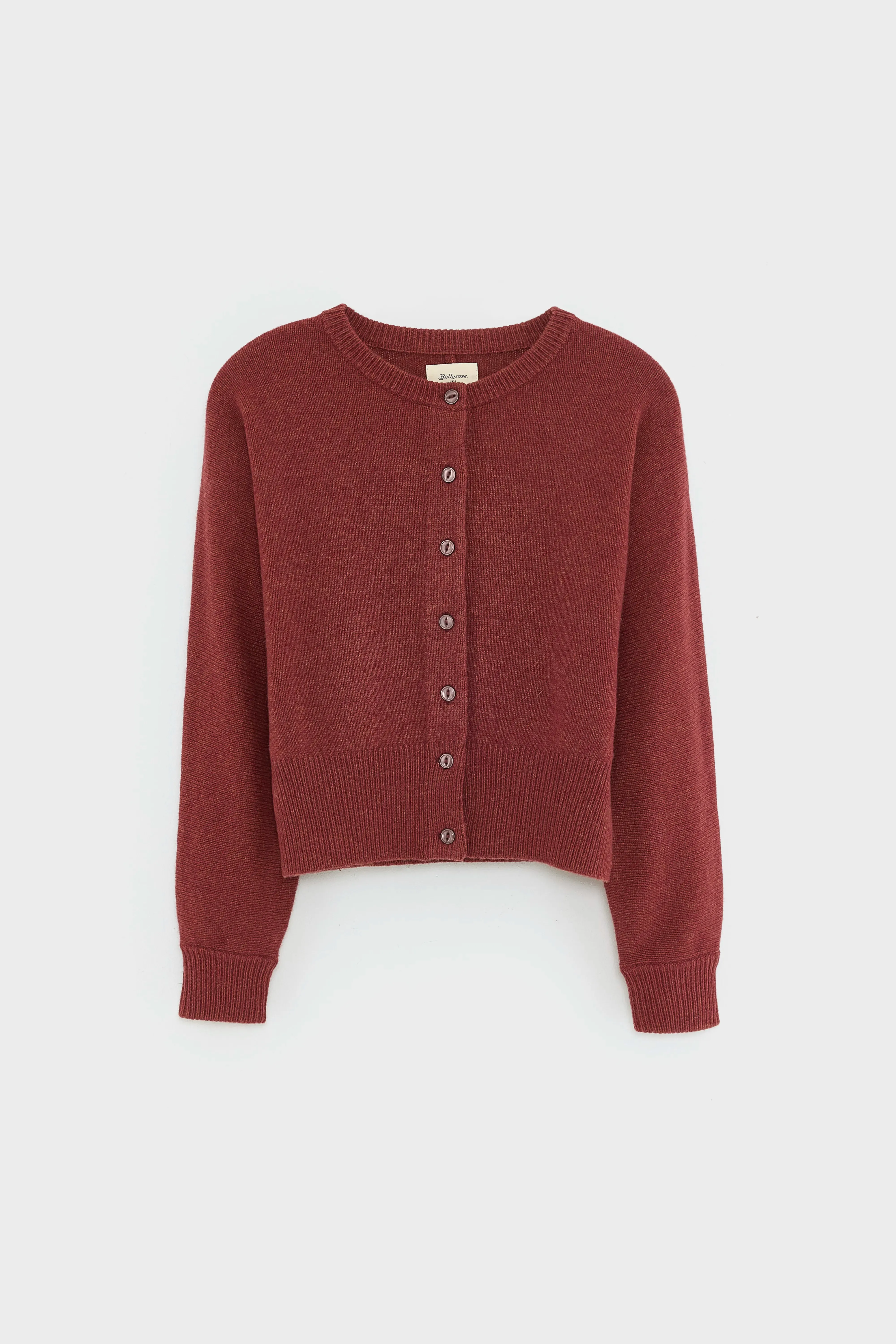 Gimer relaxed cardigan (252 / G / CERISE) sold by Bellerose product image thumbnail 2