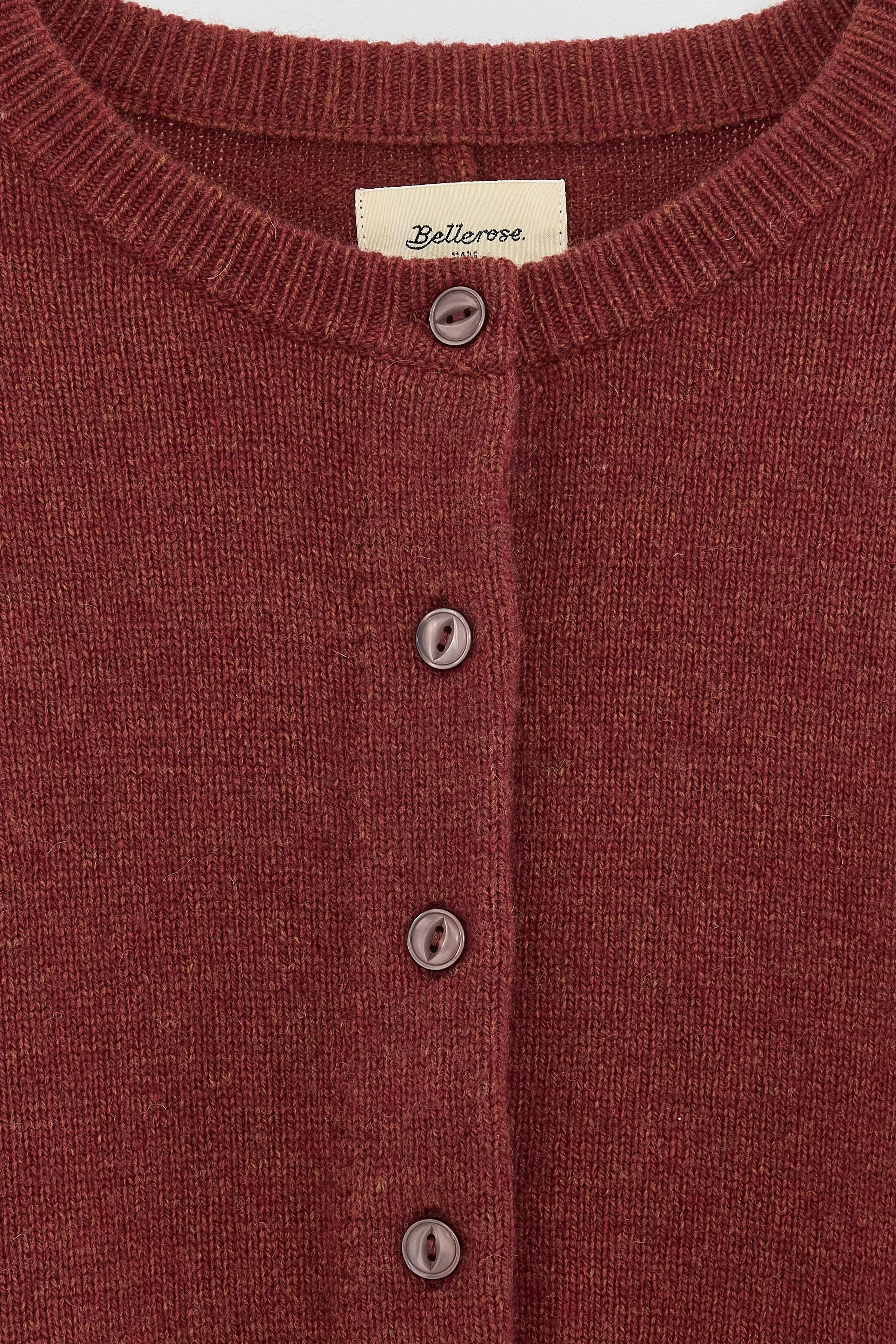 Gimer relaxed cardigan (252 / G / CERISE) sold by Bellerose product image thumbnail 3